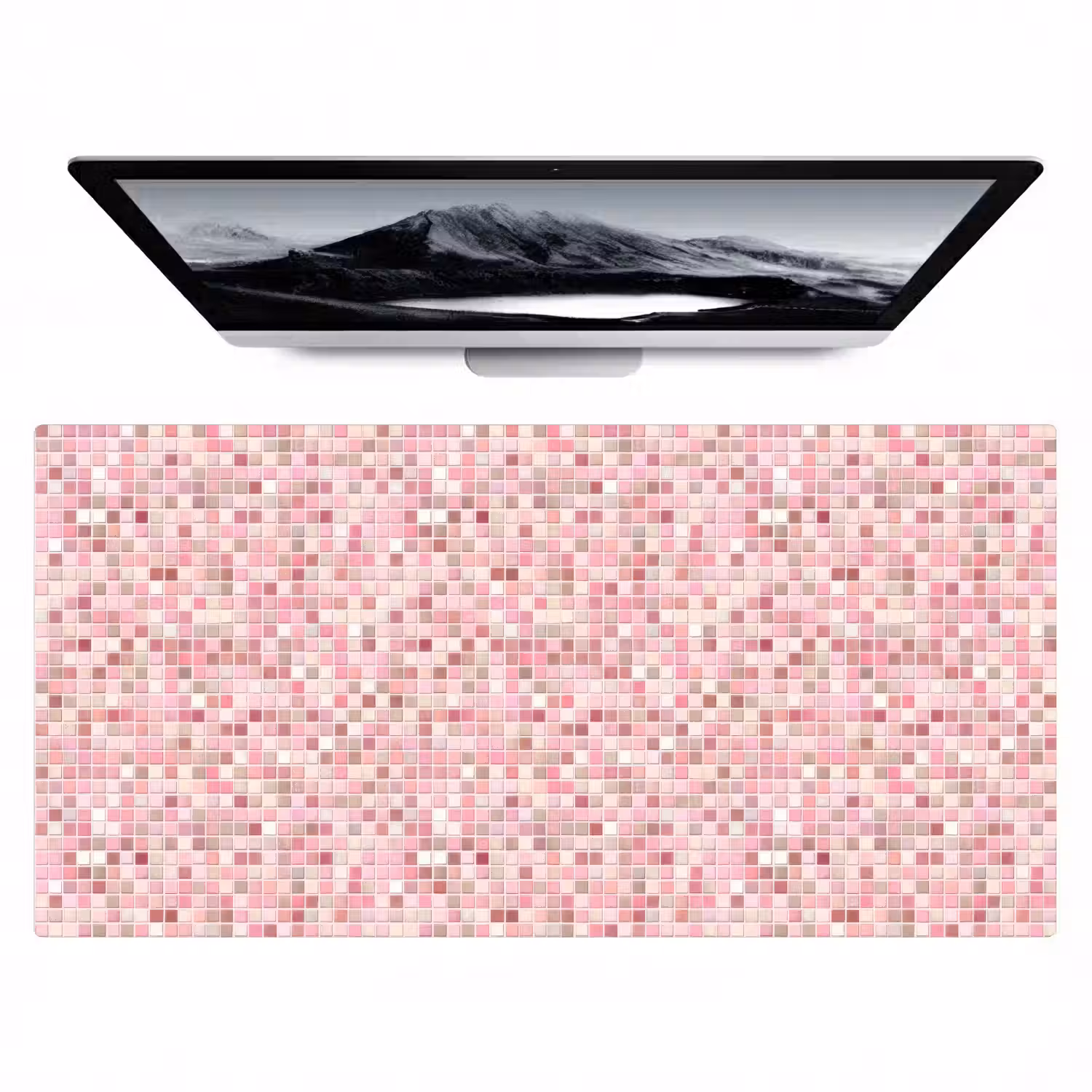 Mozaïek - Patroon - Roze Muismat XXL klein 681 -zzz3d