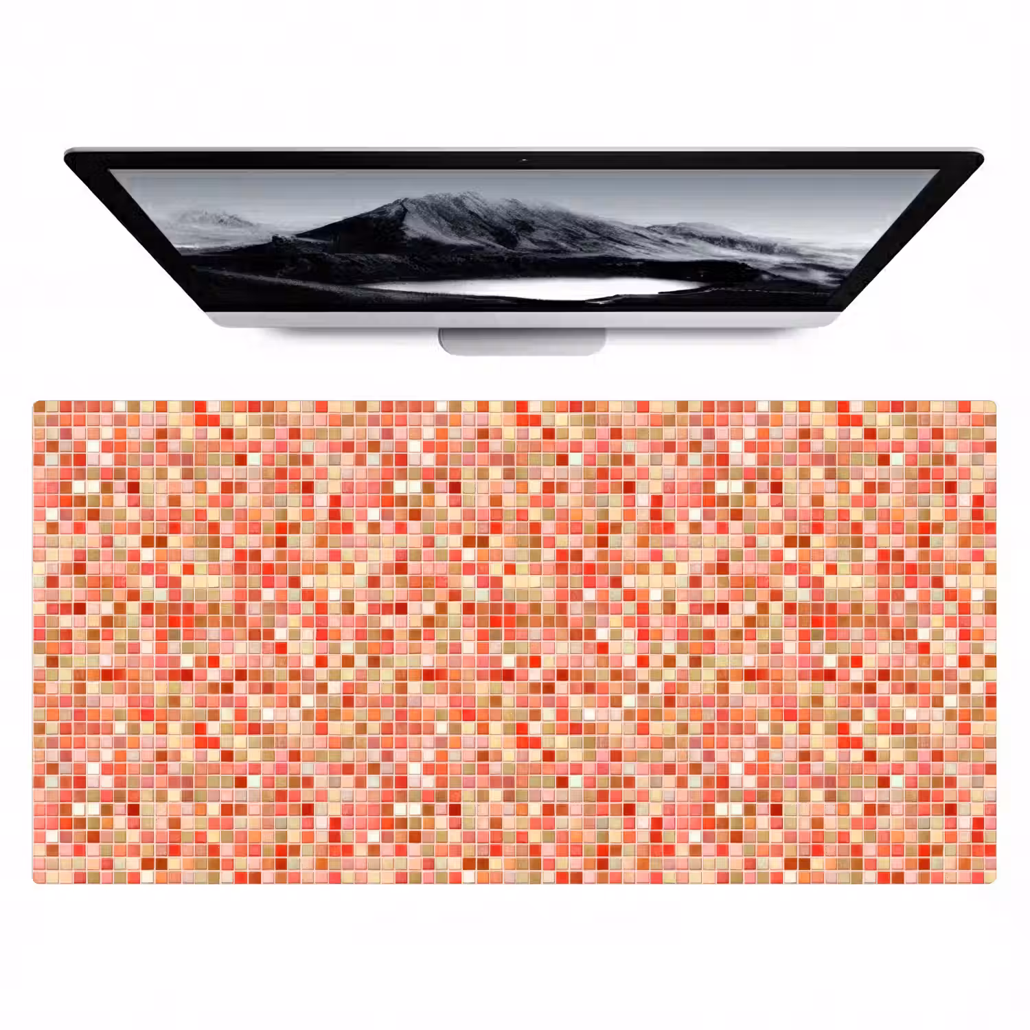 Mozaïek - Tegel - Patroon - Kleurrijk Muismat XXL klein 681 -zzz3d