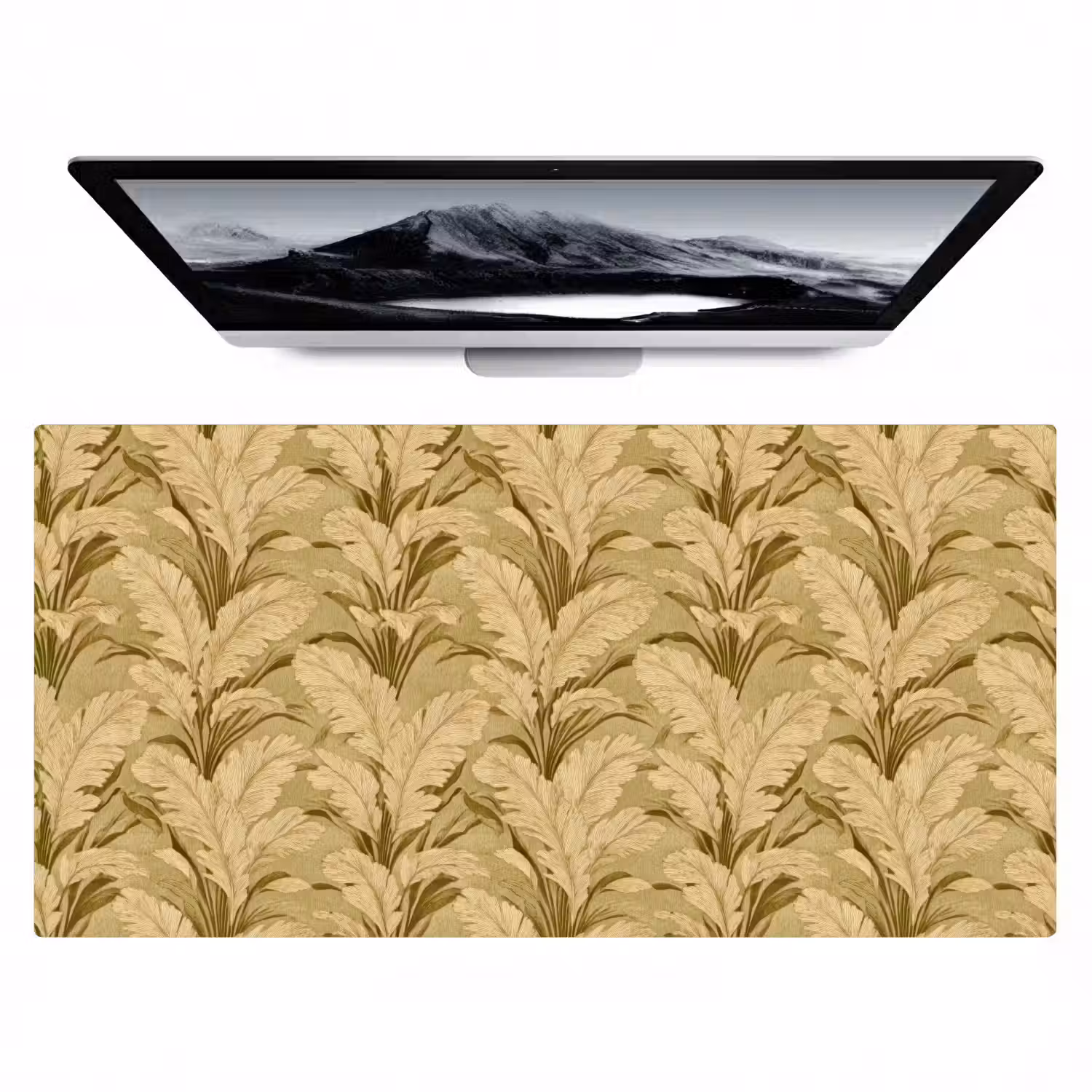 Palmbladeren - Klassiek - Groen Muismat XXL klein 681 -zzz3d