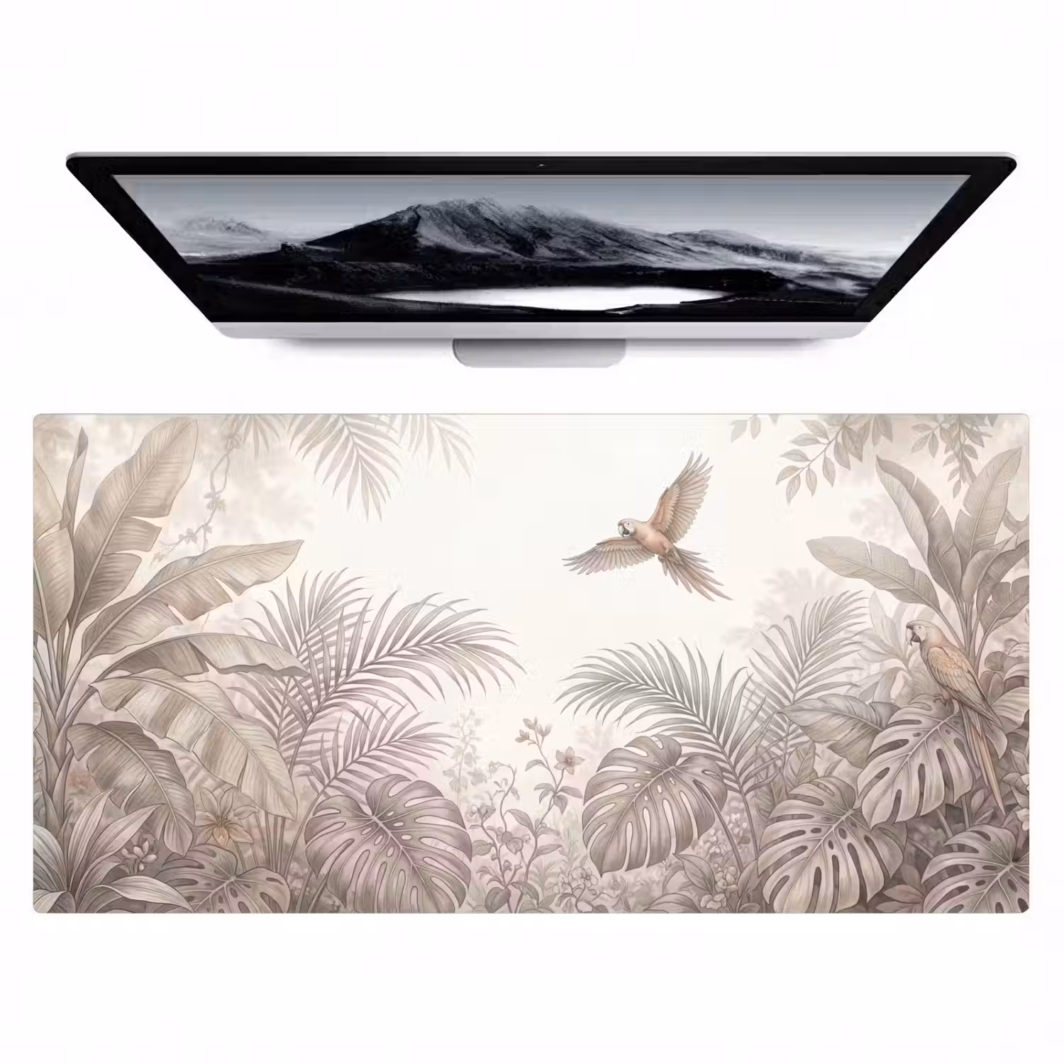 Papagaai - Jungle - Tropisch Muismat XXL klein -zzz3d