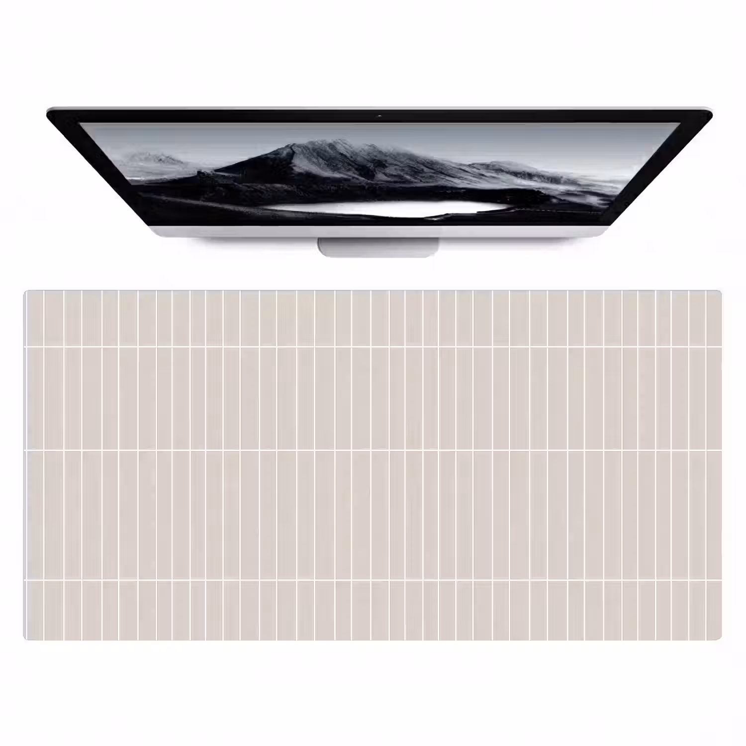 Patroon - Tegels - Zand Muismat XXL klein 681 -zzz3d