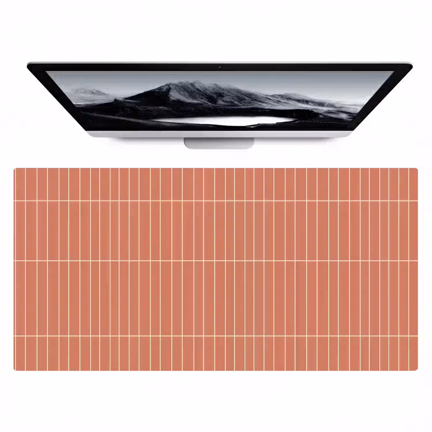 Patroon - Tegels - Terracotta Muismat XXL klein 681 -zzz3d