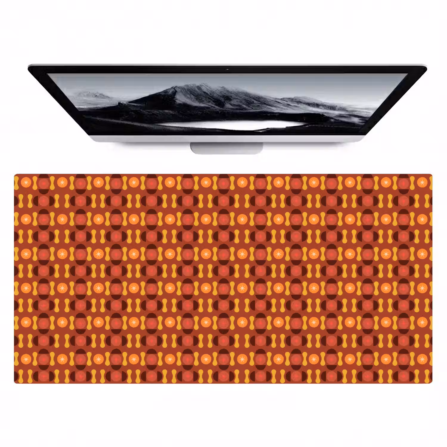 Retro - Disco - Hippie Muismat XXL klein 681 -zzz3d