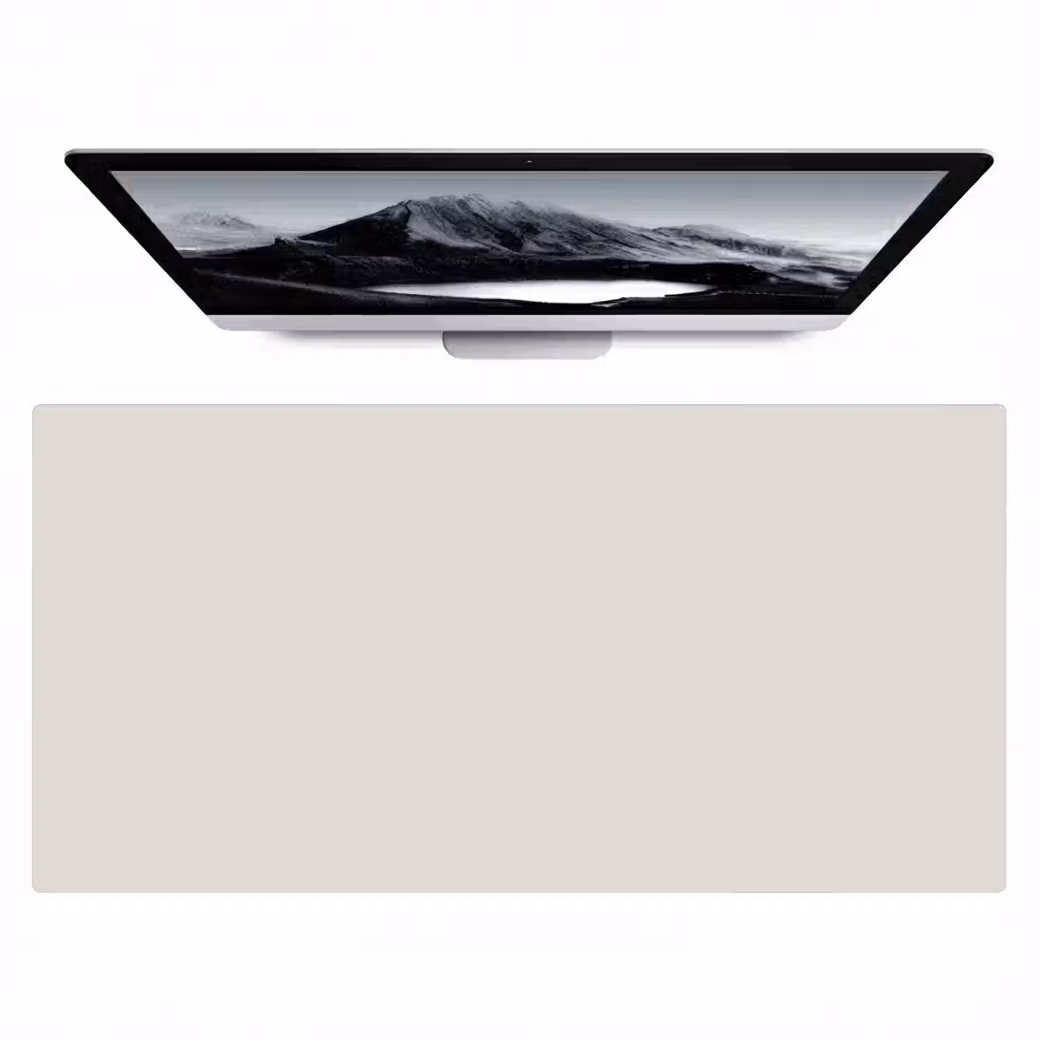 Silent - Sandstone - Grijs Muismat XXL klein 681 -zzz3d