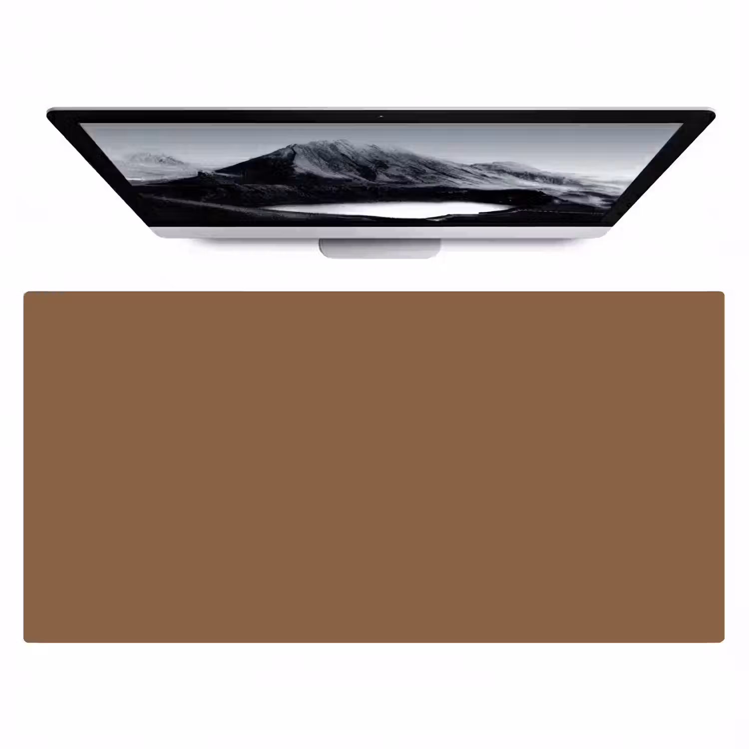 Soft - Walnut - Bruin Muismat XXL klein 681 -zzz3d