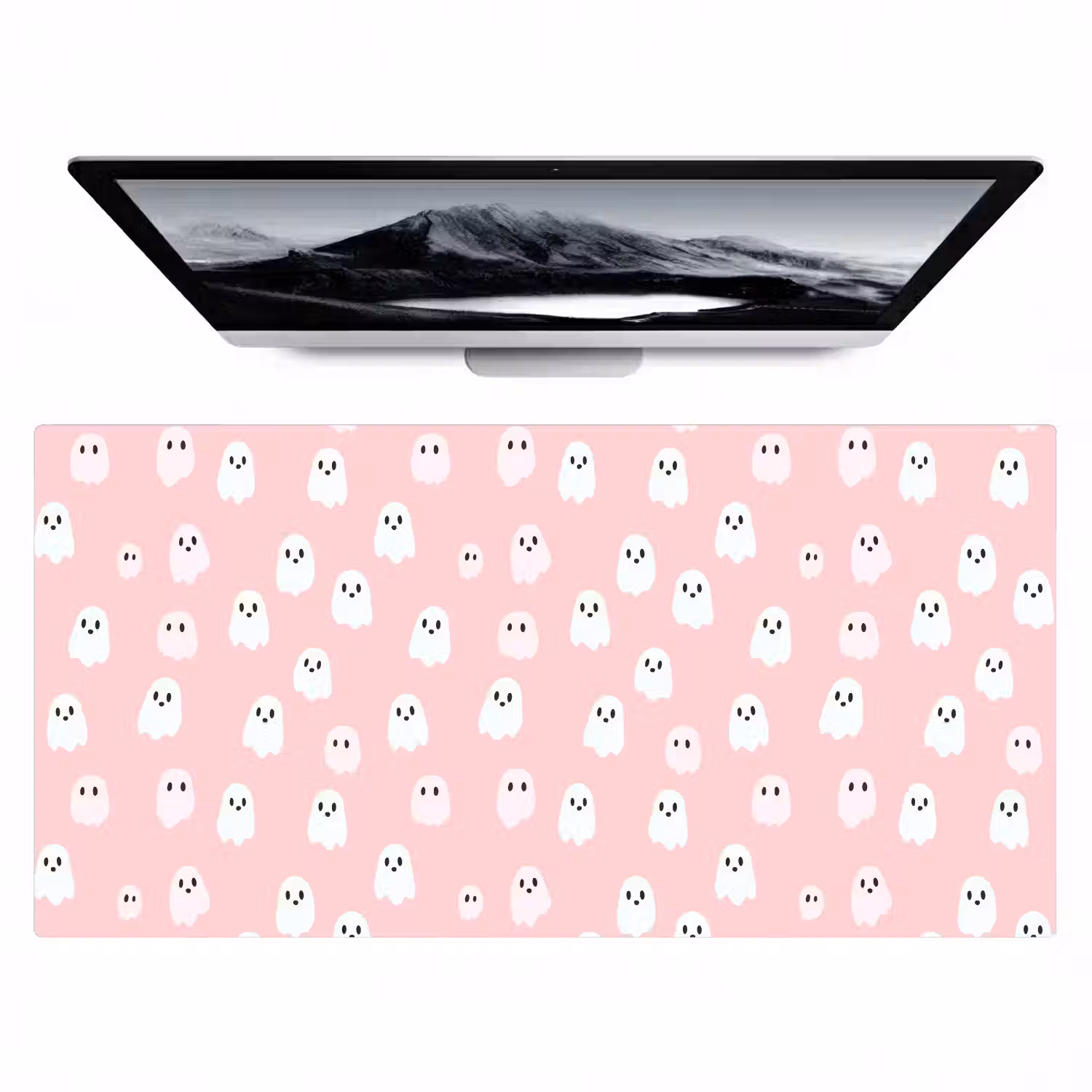 Spookjes - Patroon - Roze Muismat XXL klein 681 -zzz3d