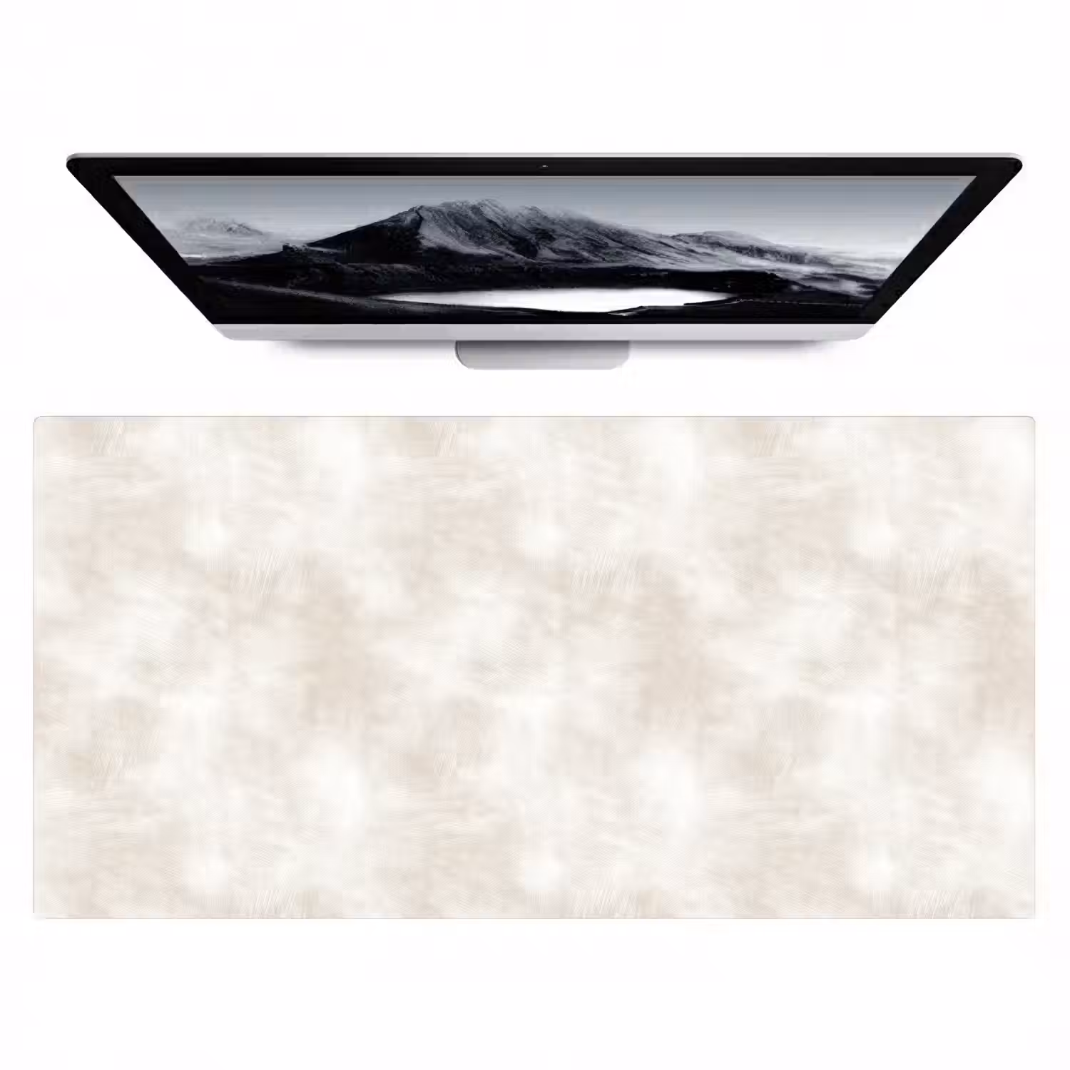 Subtiel - Structuur - Beige Muismat XXL klein 681 -zzz3d