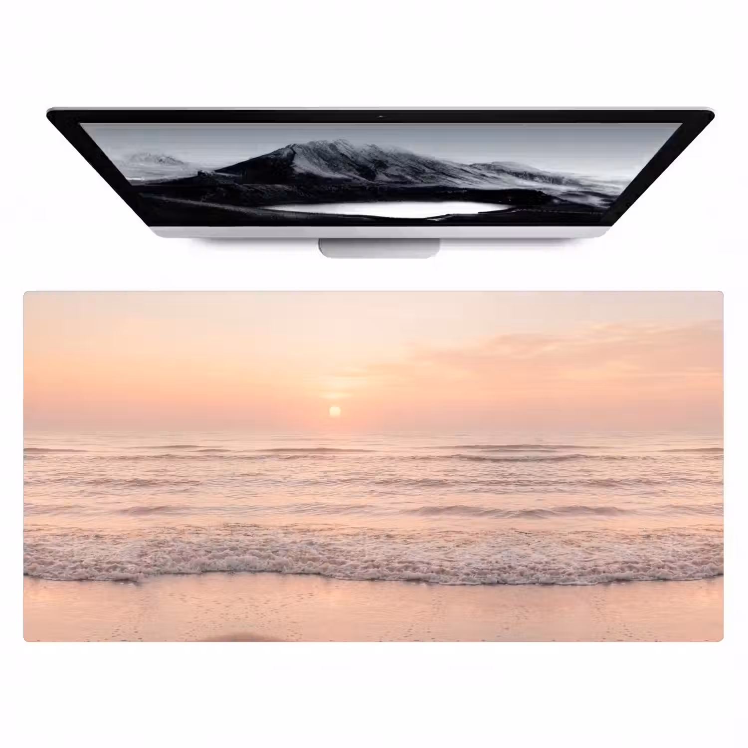 Zon - Strand - Roze Muismat XXL klein -zzz3d