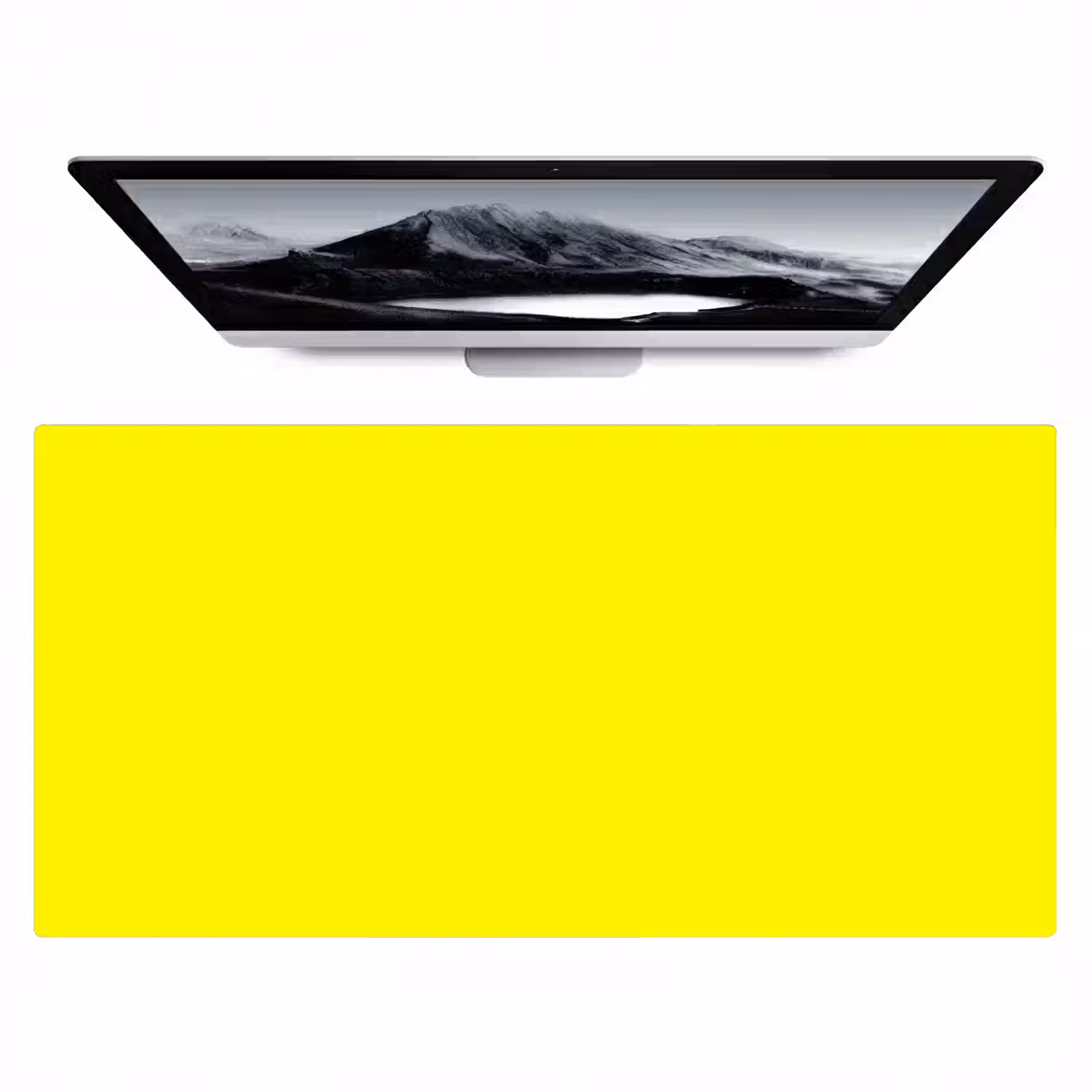 Sunshine - Glow - Geel Muismat XXL klein 681 -zzz3d