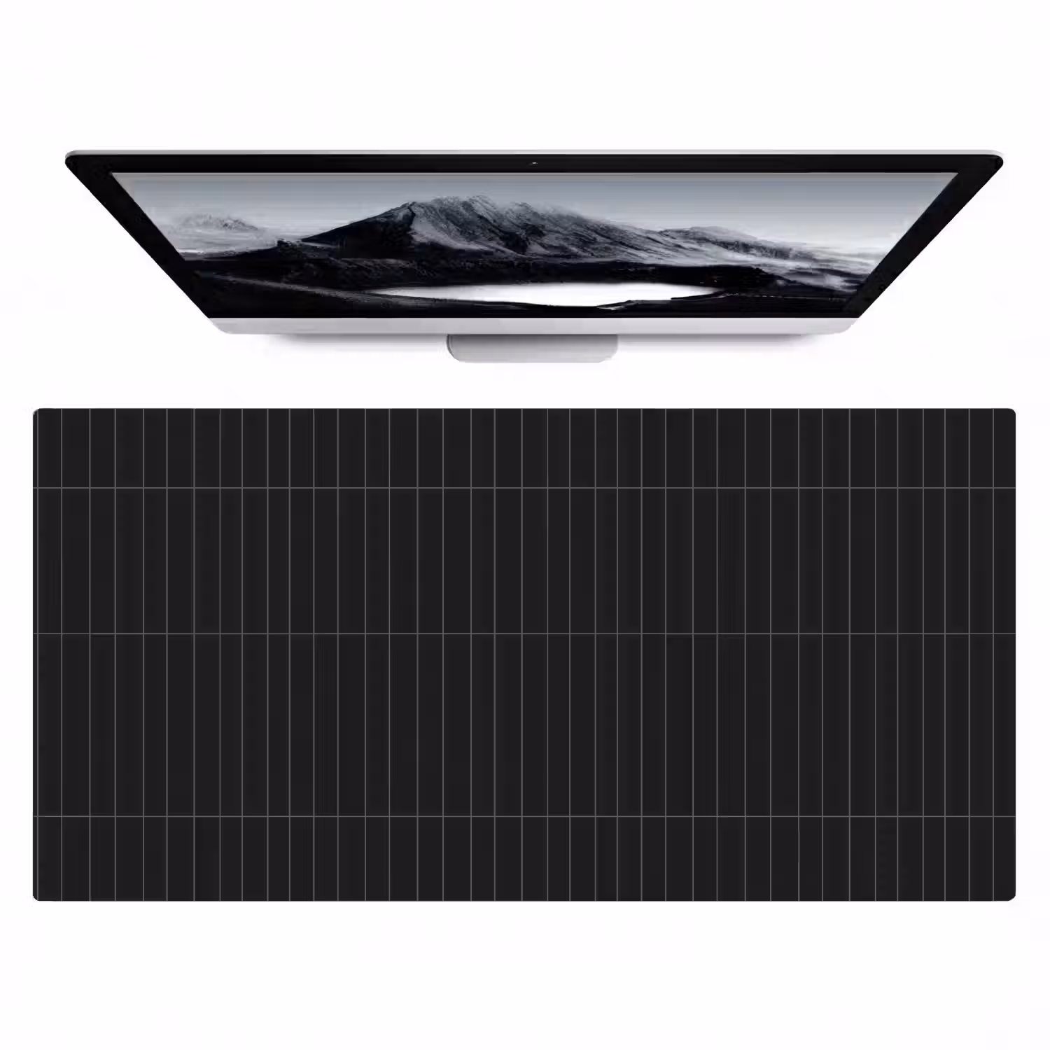 Verticaal - Wandtegel - Mat - Zwart Muismat XXL klein 681 -zzz3d