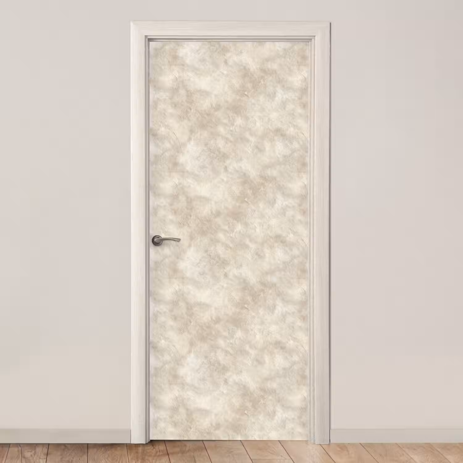Beige - Reliƫfstructuur - Natuursteen deurposter klein 289 -3d_beige