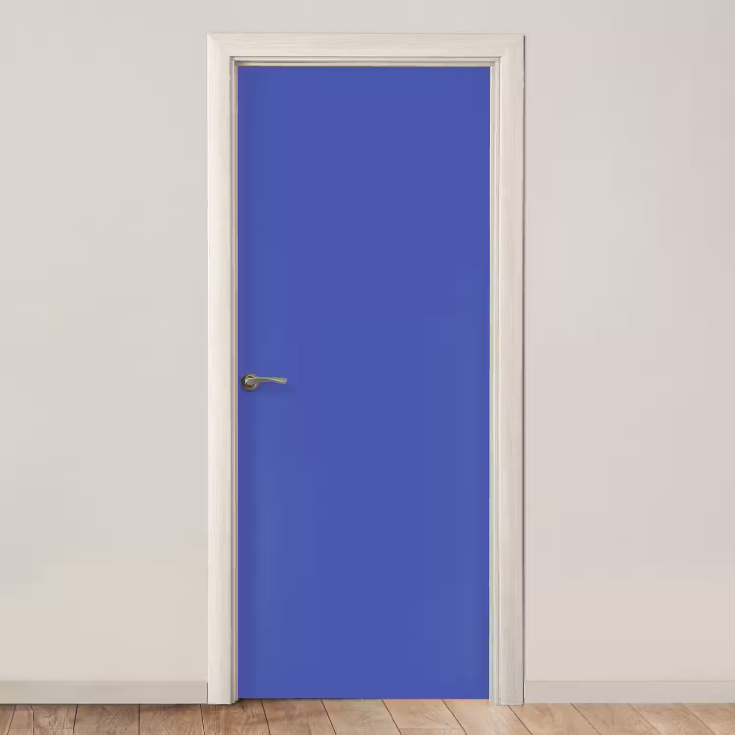 Chinese - Blue - Blauw deurposter klein 289 -3d_beige