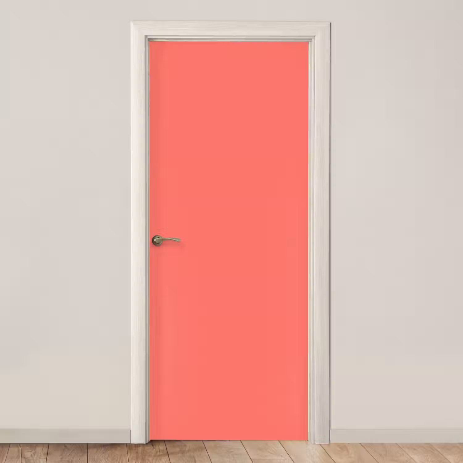 Coral - Punch - Koraal deurposter klein 289 -3d_beige