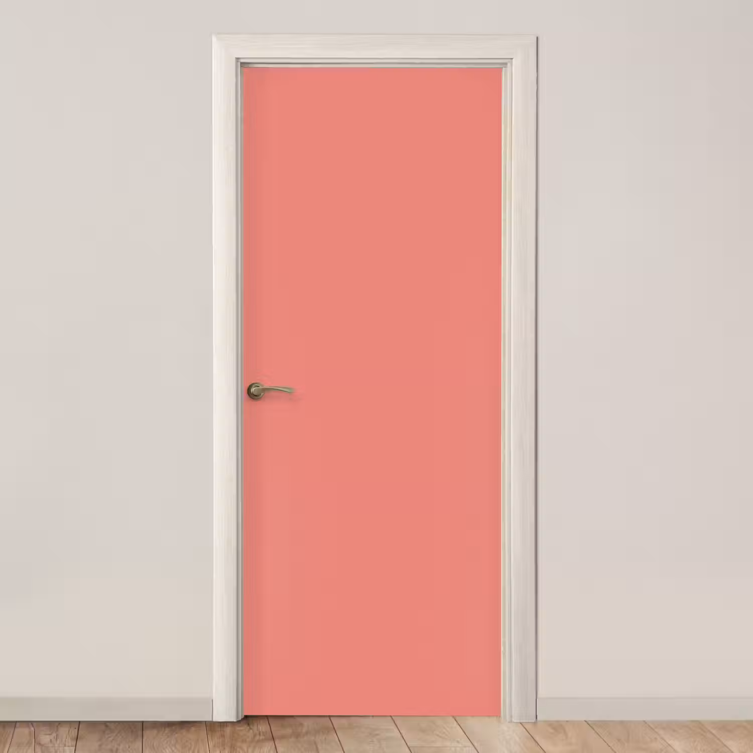 Coral - Reef - Rood deurposter klein 289 -3d_beige