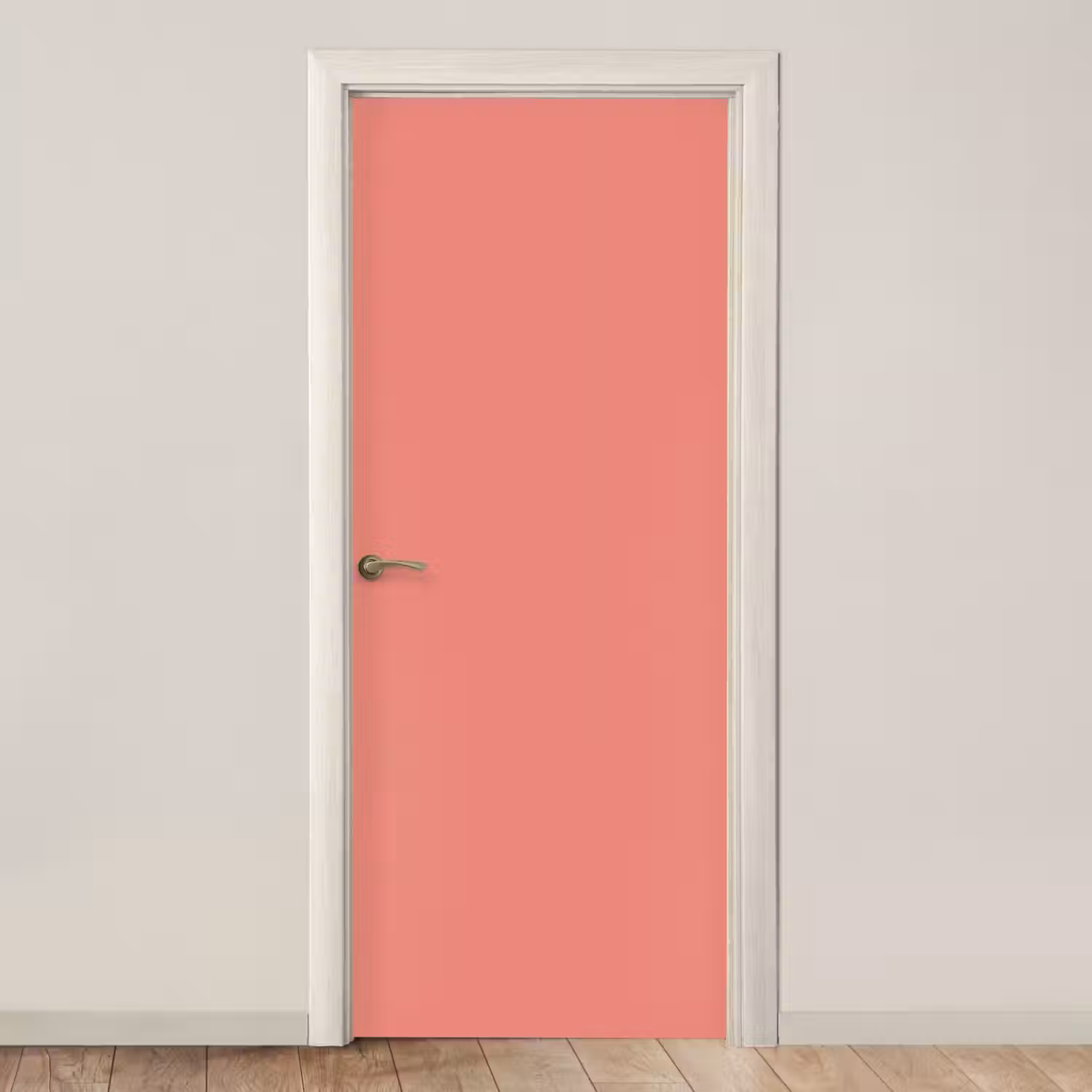 Dusty - Peach - Koraal deurposter klein 289 -3d_beige
