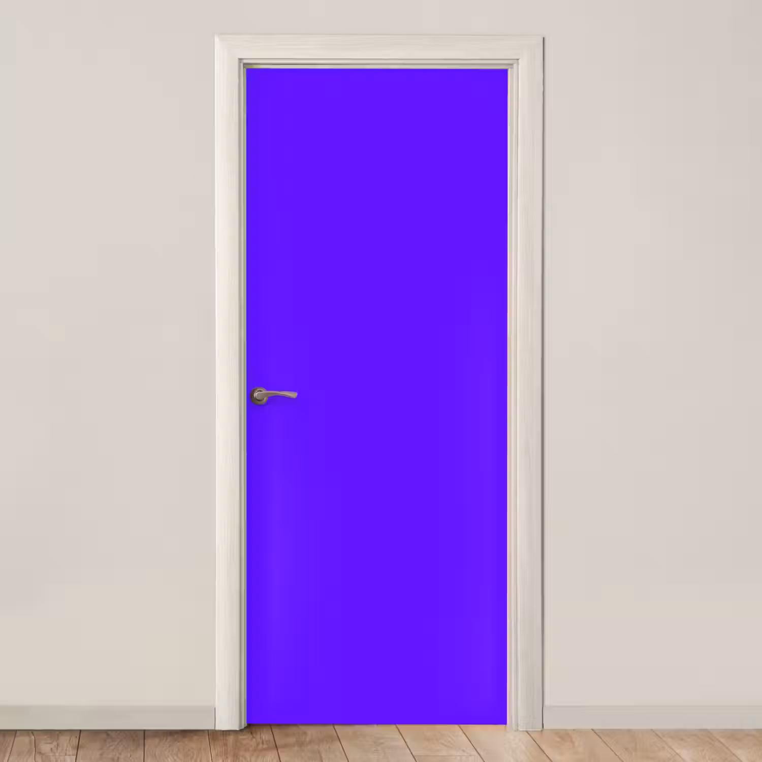 Electric - Indigo - Paars deurposter klein 289 -3d_beige