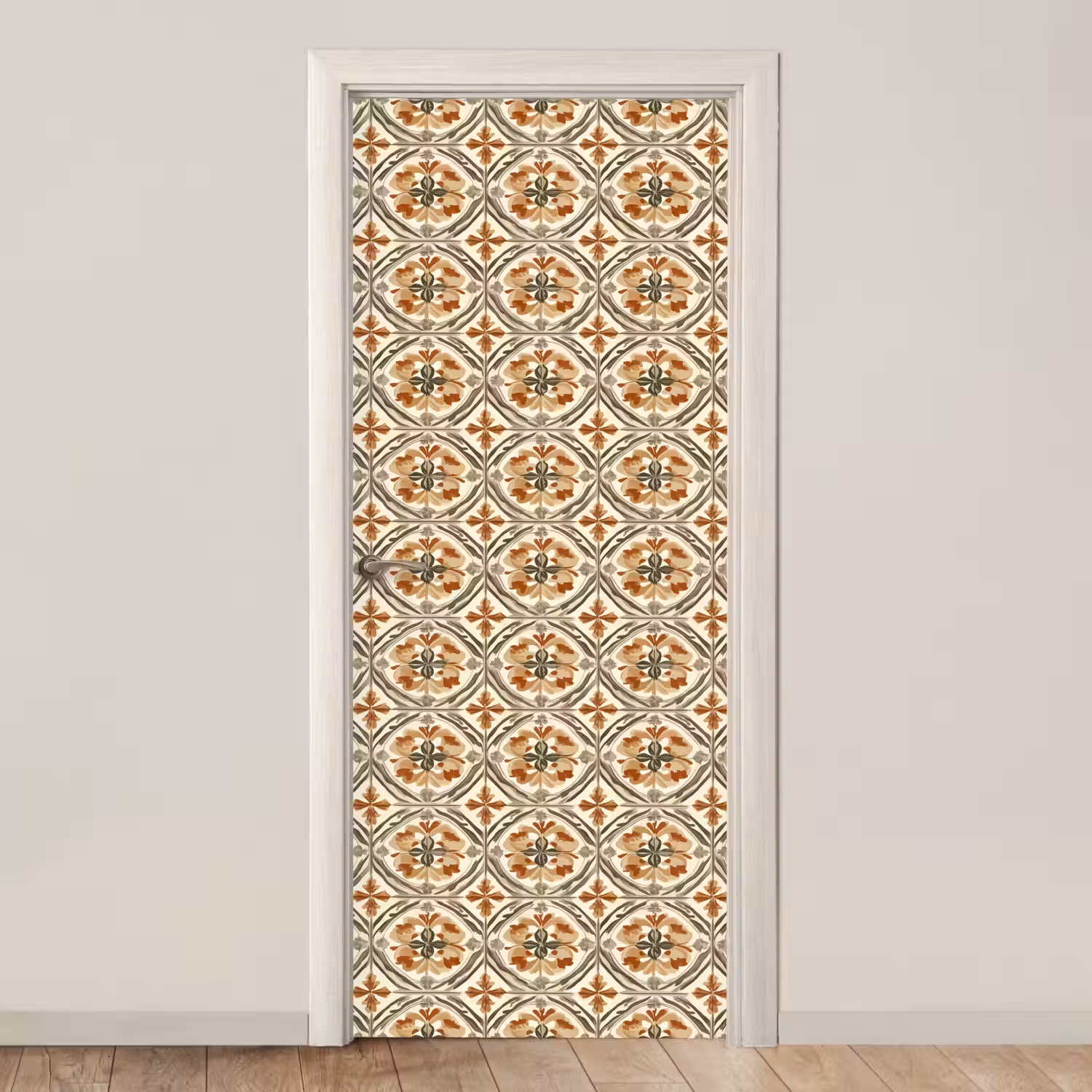Elegant - Antiek - Kleurrijk deurposter klein 289 -3d_beige