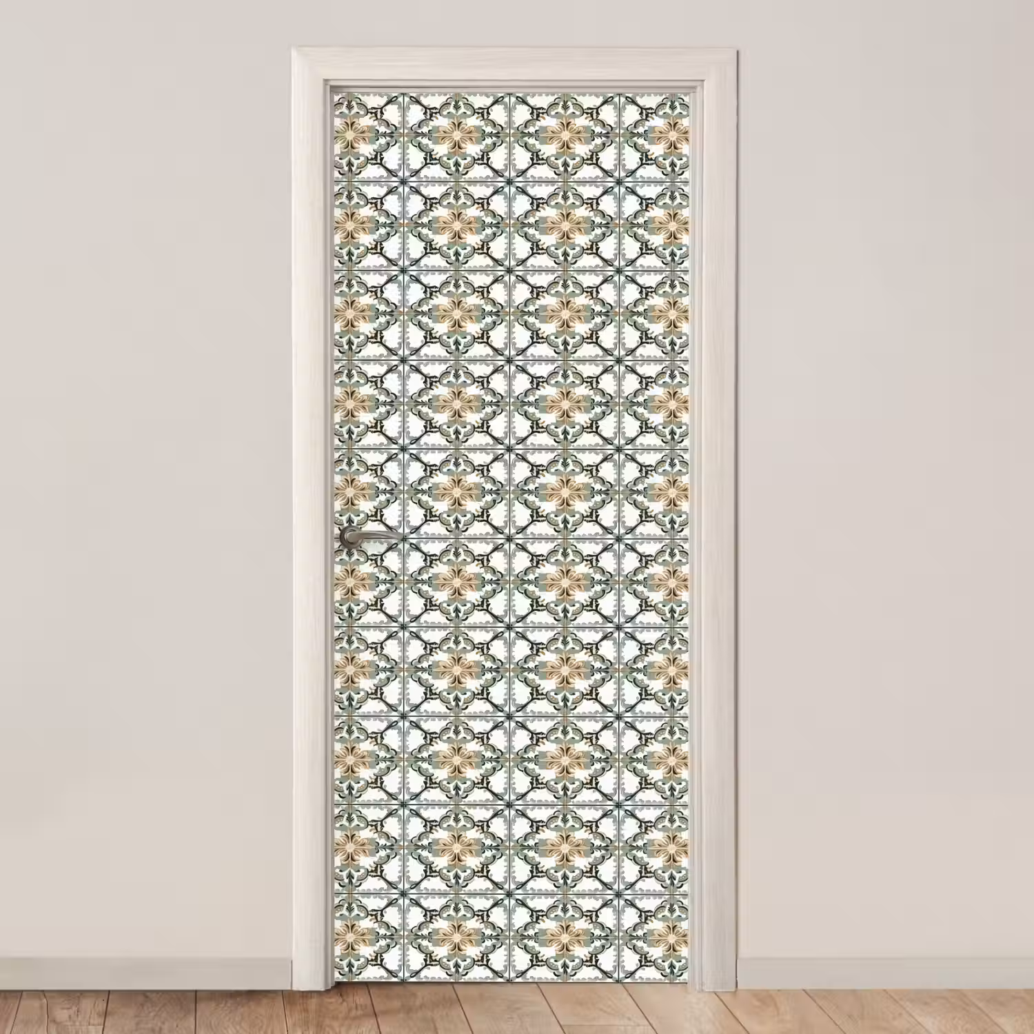 Floraal - Verweerd - Keurrijk deurposter klein 289 -3d_beige