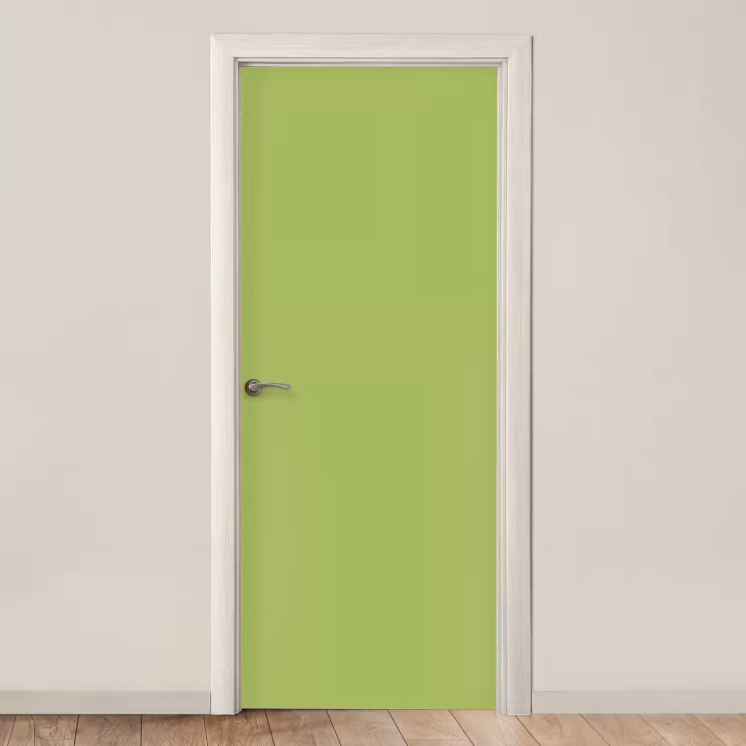Lime - Glow - Groen deurposter klein 289 -3d_beige