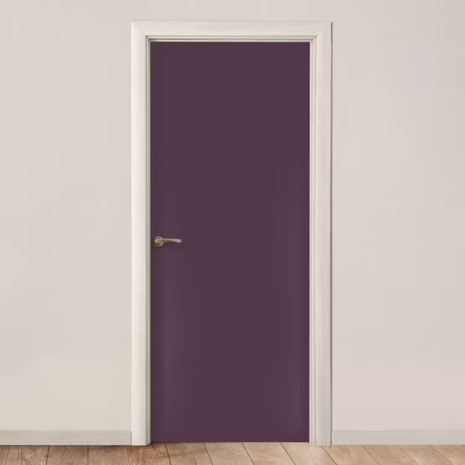 Midnight - Plum - Paars deurposter klein 289 -3d_beige