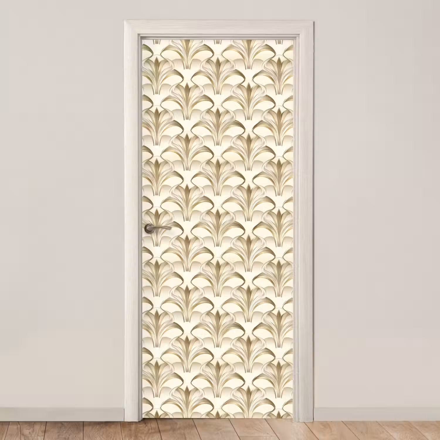 Ornament - Barok - Goud deurposter klein 289 -3d_beige