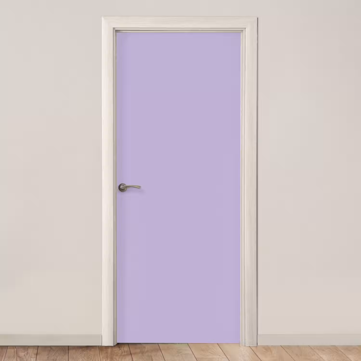 Pastel - Lilac - Paars deurposter klein 289 -3d_beige