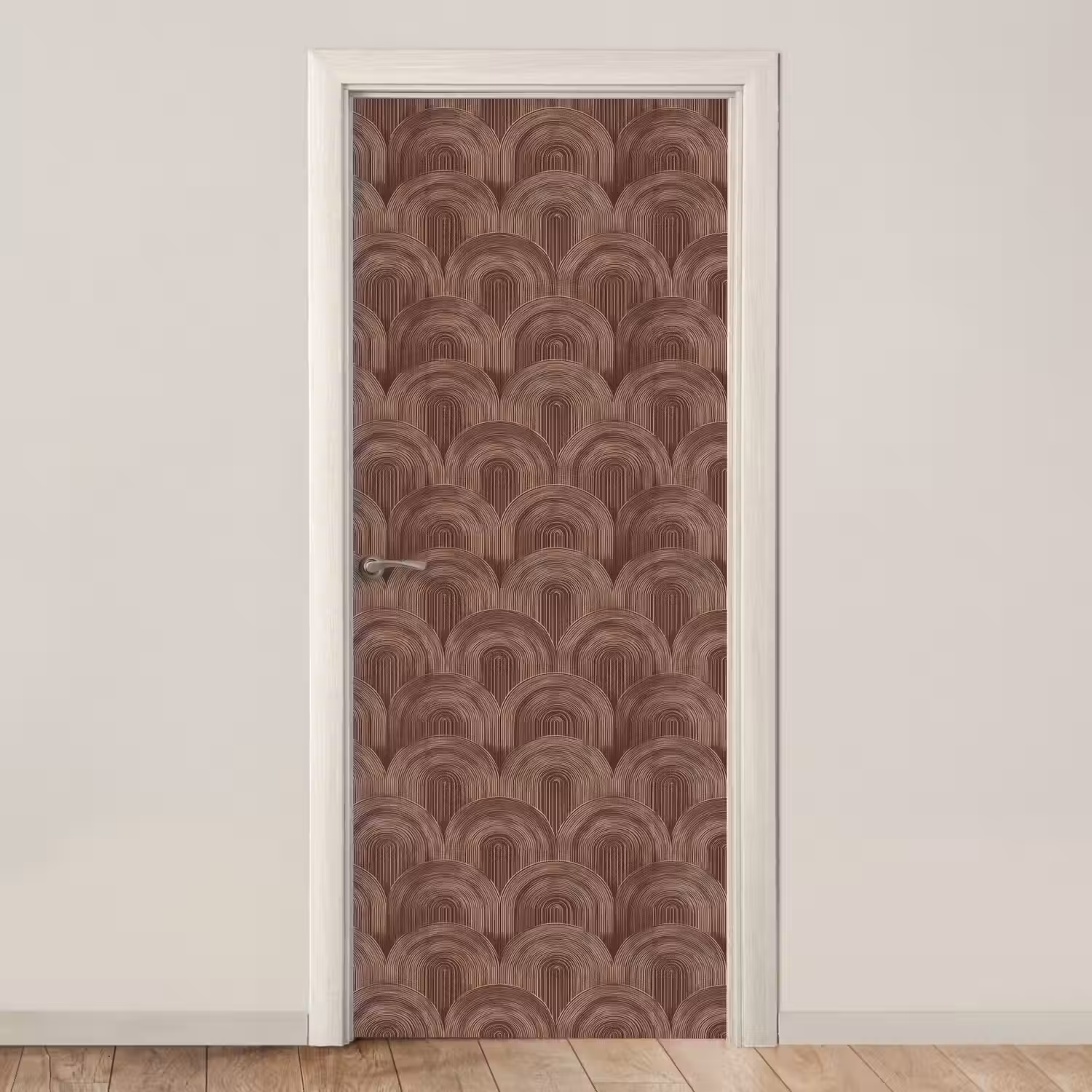 Ritmisch - Effect - Bruin deurposter klein 289 -3d_beige
