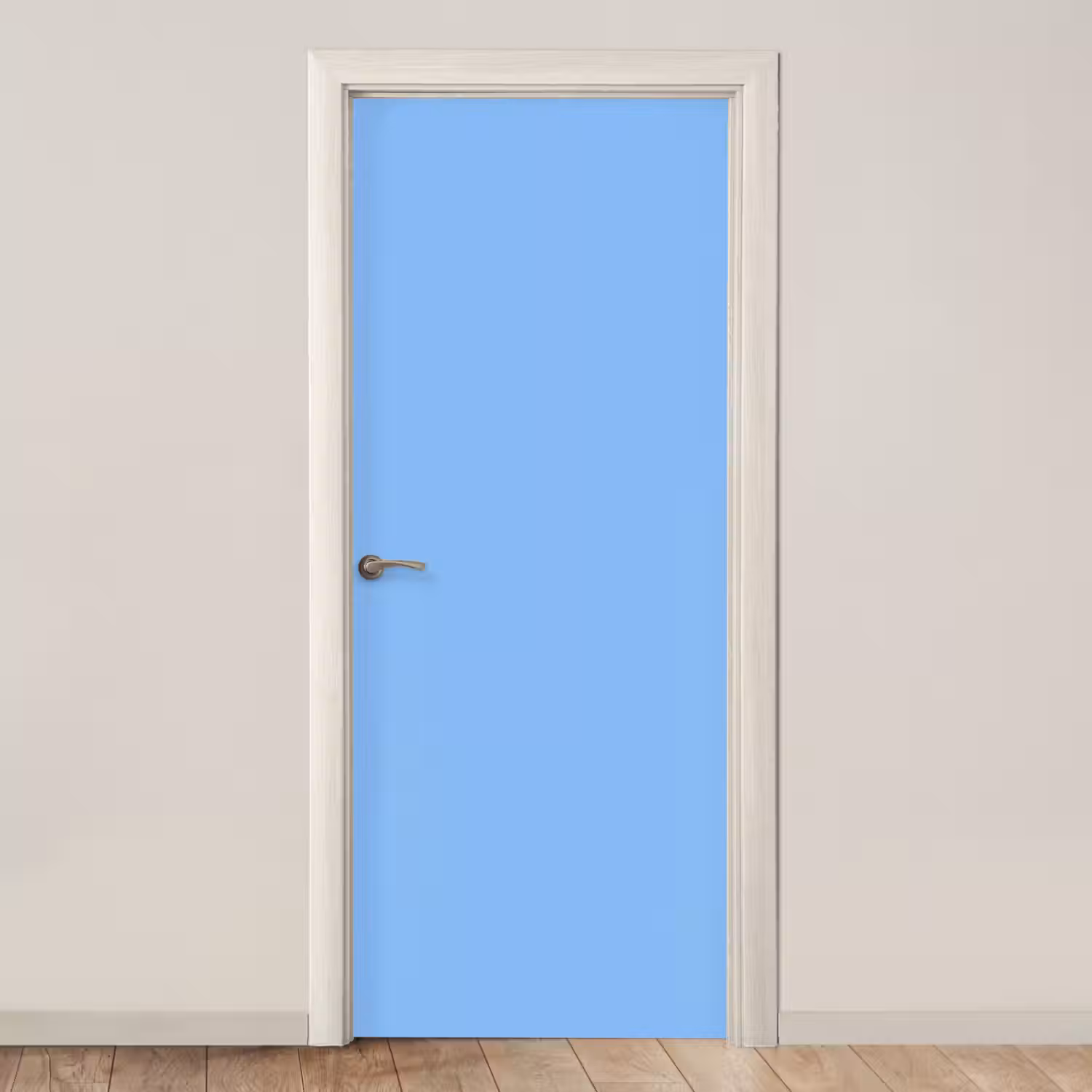 Sky - Glow - Blauw deurposter klein 289 -3d_beige