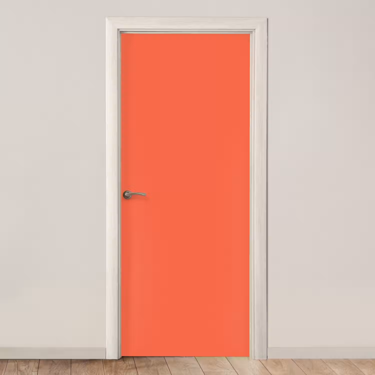 Sunset - Salmon - Oranje deurposter klein 289 -3d_beige