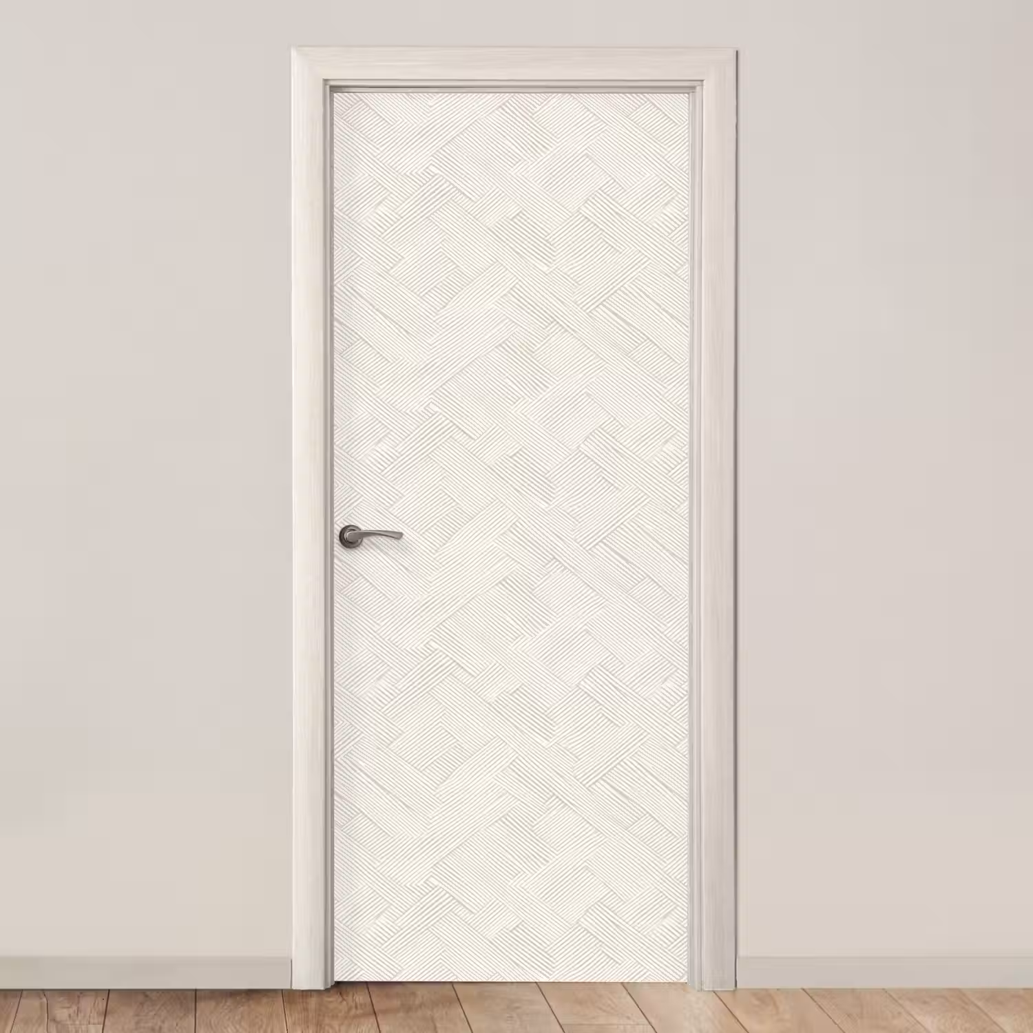 Textuur - Abstract - Beige deurposter klein 289 -3d_beige