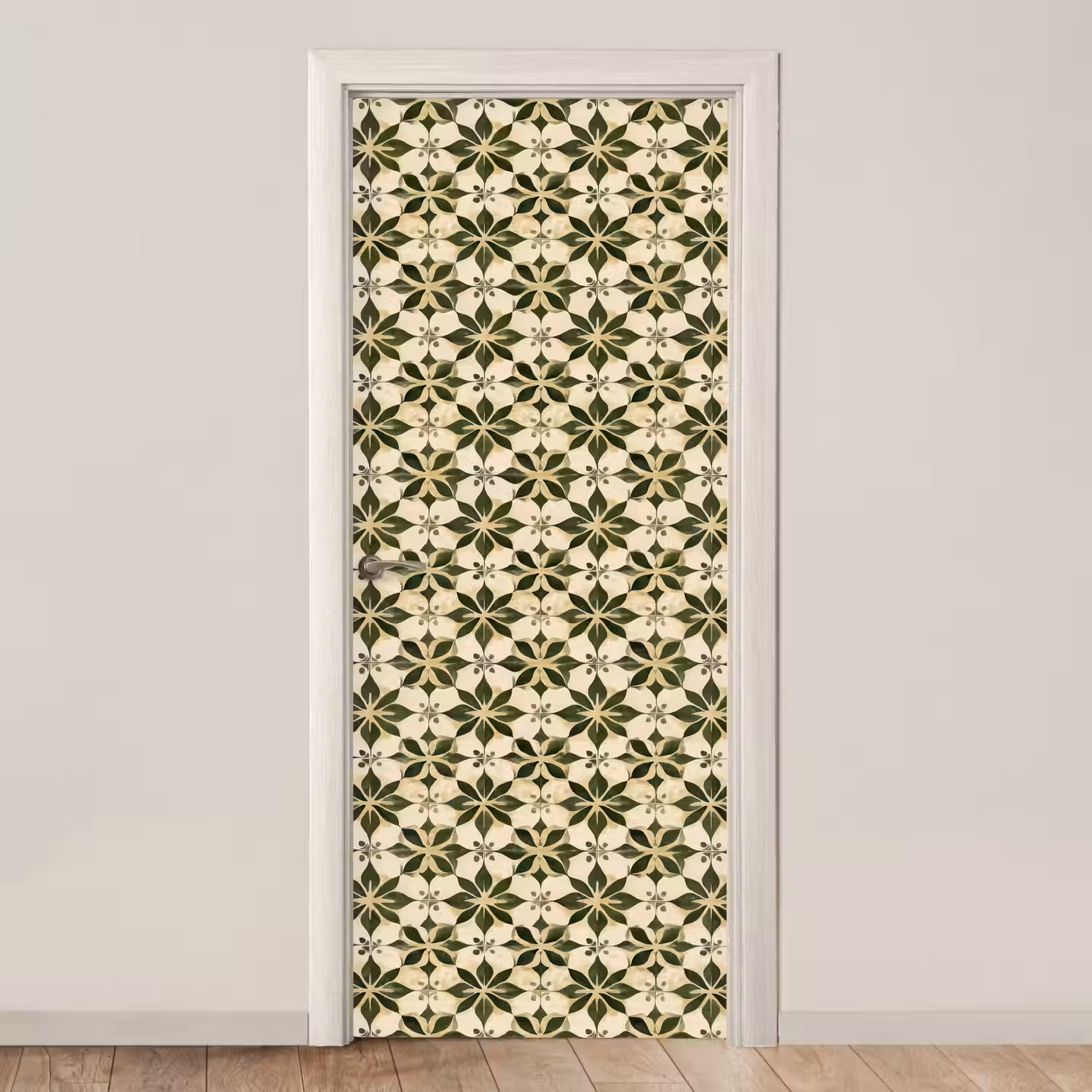 Tegel - Dessin - Groen deurposter klein 289 -3d_beige