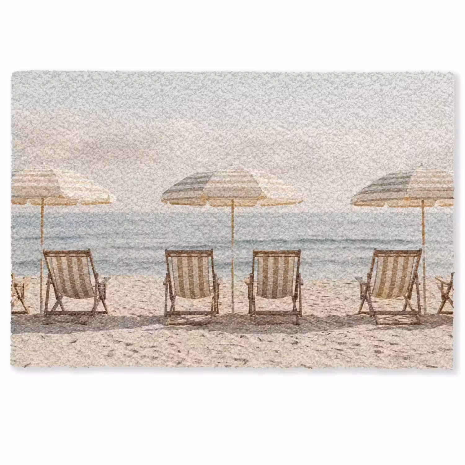 Strand - Stoelen - Parasol Deurmat klein -zkaufland3d