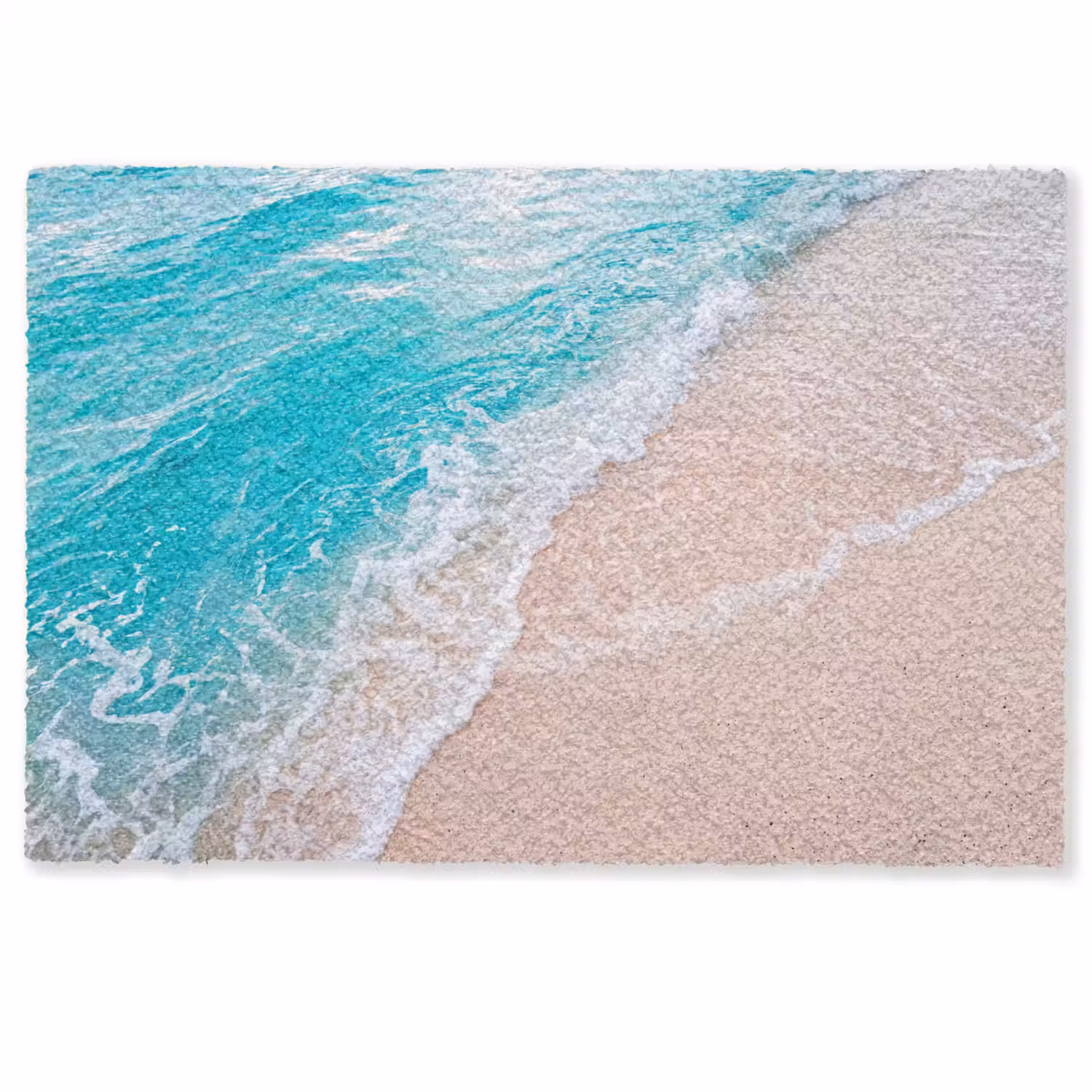 Strand - Zee - Golf - Natuur - Blauw Deurmat klein -zkaufland3d