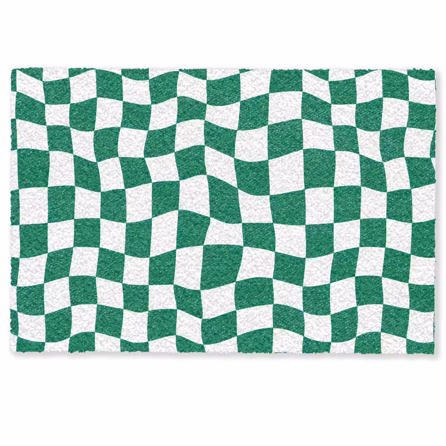 Schaakbord - Golvend - Groen Deurmat klein 898 -zkaufland3d