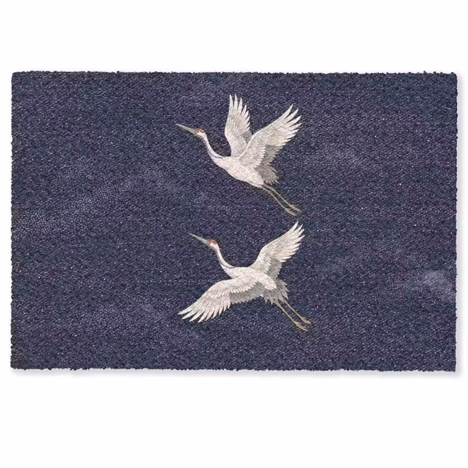Kraanvogels - Nachthemel - Blauw Deurmat klein -zkaufland3d