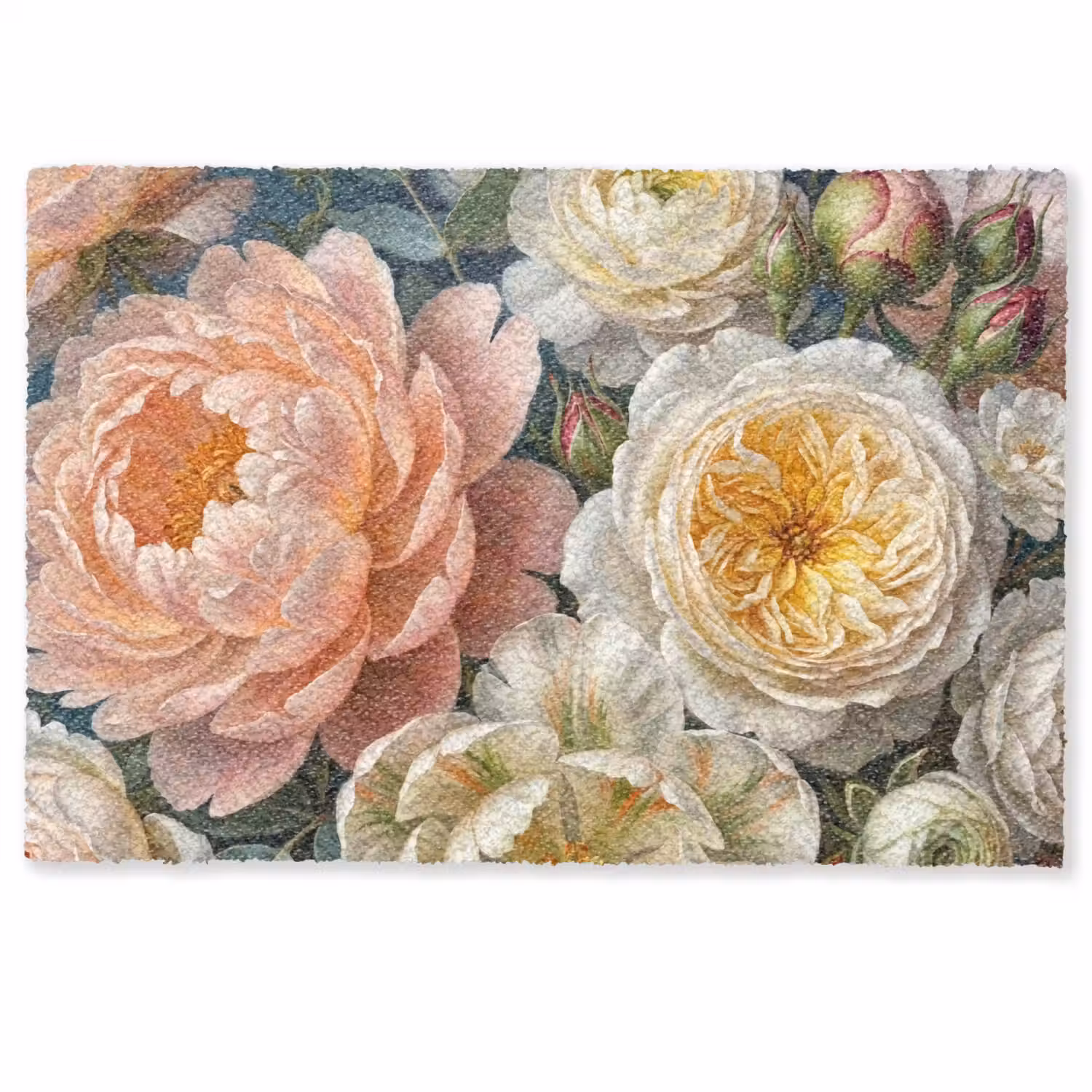 Bloemen - Boeket - Natuur - Klassiek - Kleurrijk Deurmat klein -zkaufland3d