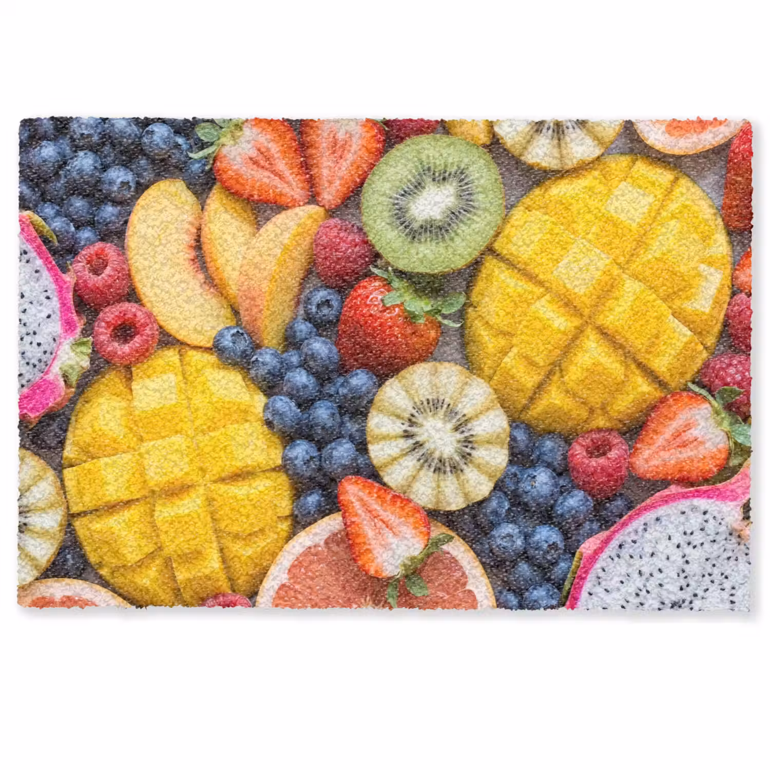 Fruit - Versneden - Kleurrijk - Eten - Gezond Deurmat klein -zkaufland3d