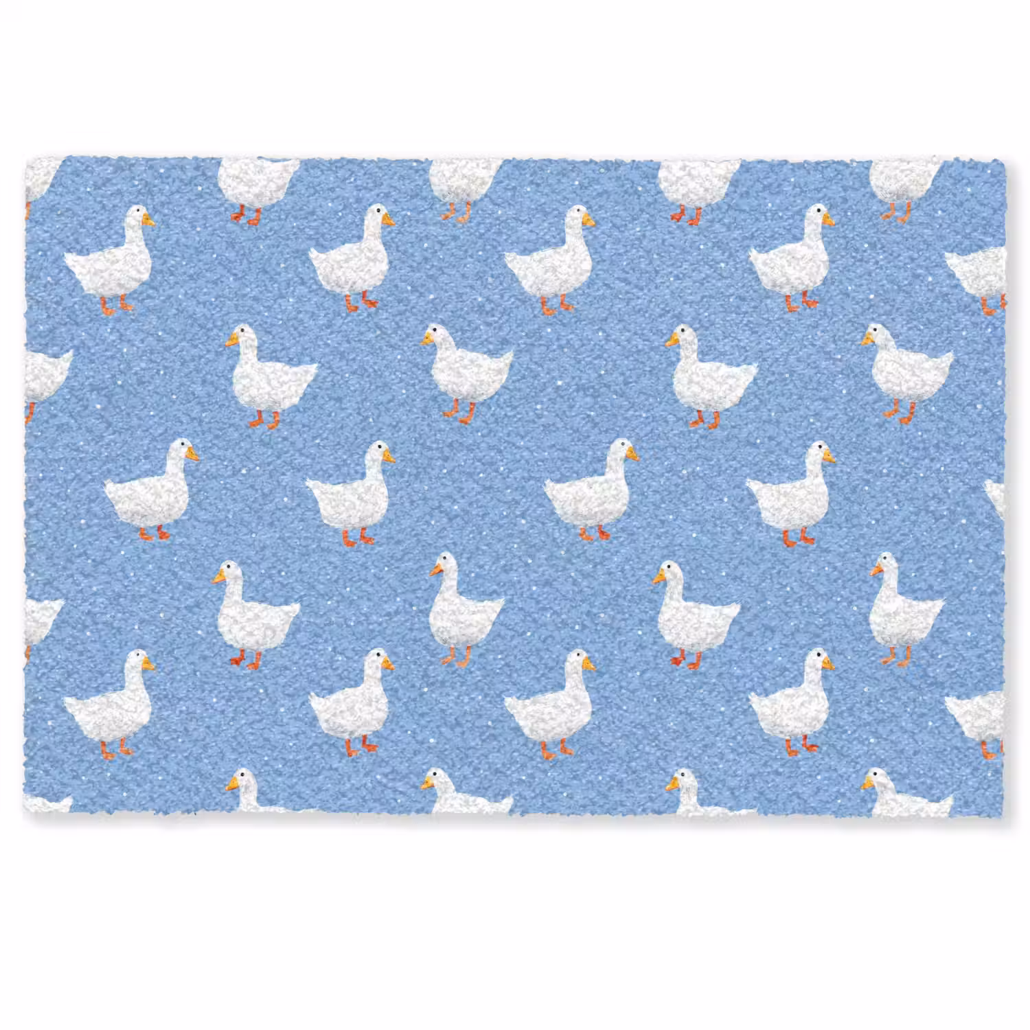 Ganzen - Elegant - Blauw Deurmat klein 898 -zkaufland3d