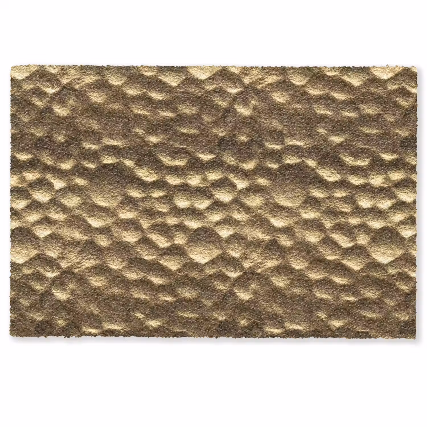 Gehamerd - Reliëf - Textuur - Bronsgoud Deurmat klein 898 -zkaufland3d