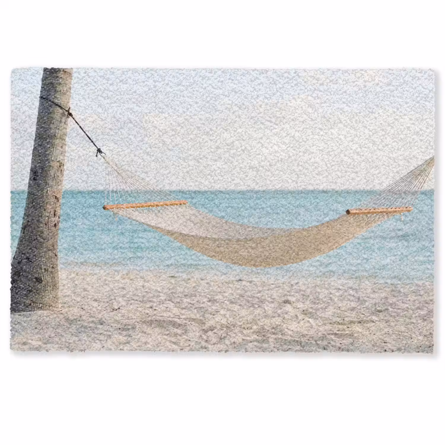 Hangmat - Strand - Wit Deurmat klein -zkaufland3d