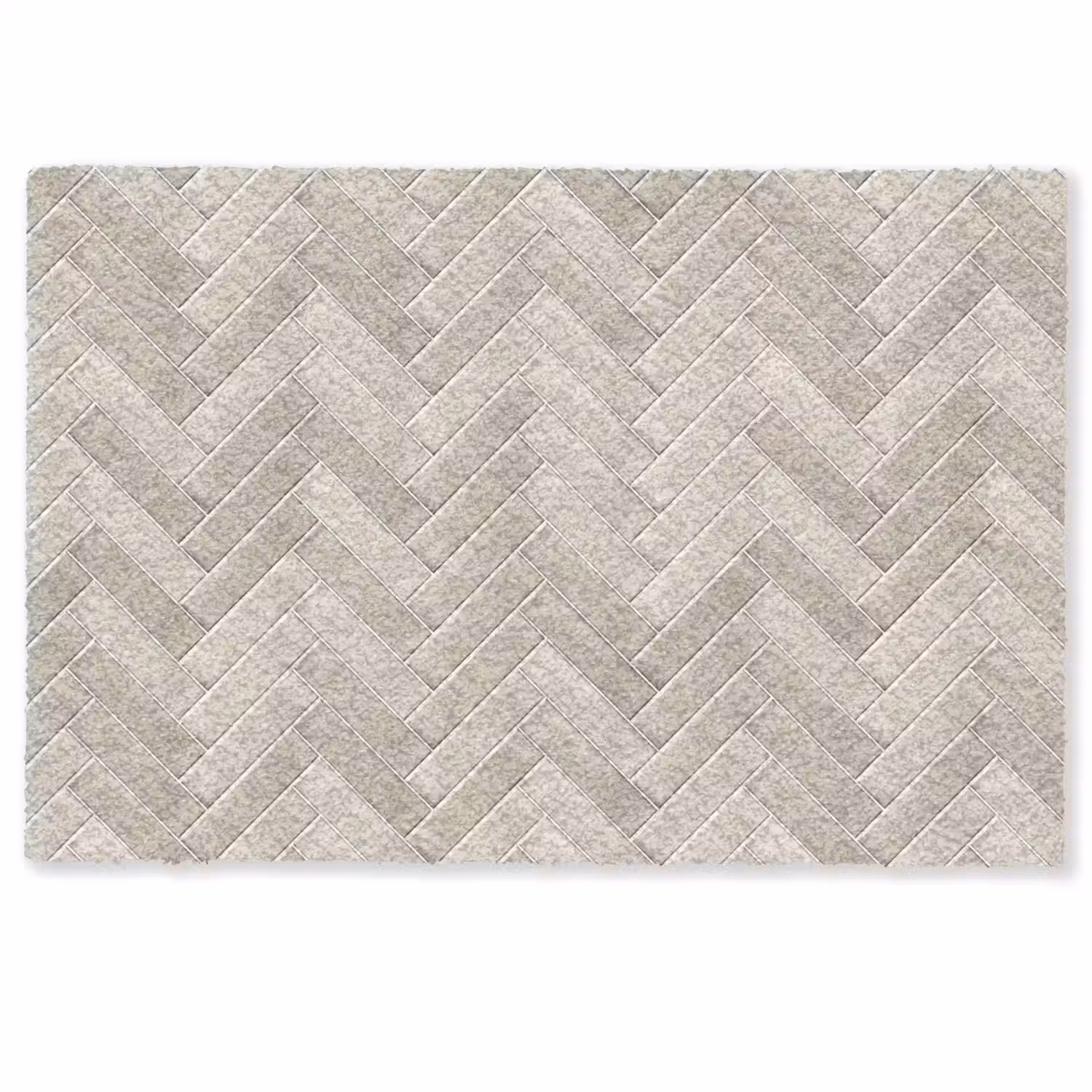 Visgraat - Wandtegel - Beige Deurmat klein 898 -zkaufland3d