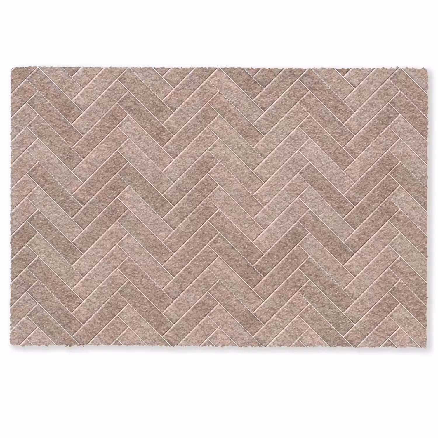 Visgraat - Wandtegel - Oudroze - Terracotta Deurmat klein 898 -zkaufland3d