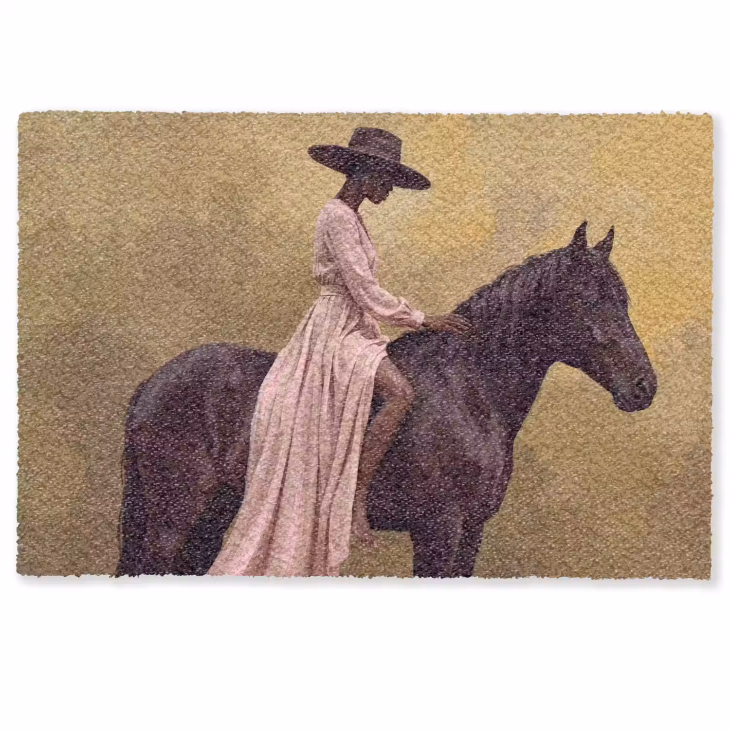 Paard - Klassiek - Oker Deurmat klein -zkaufland3d