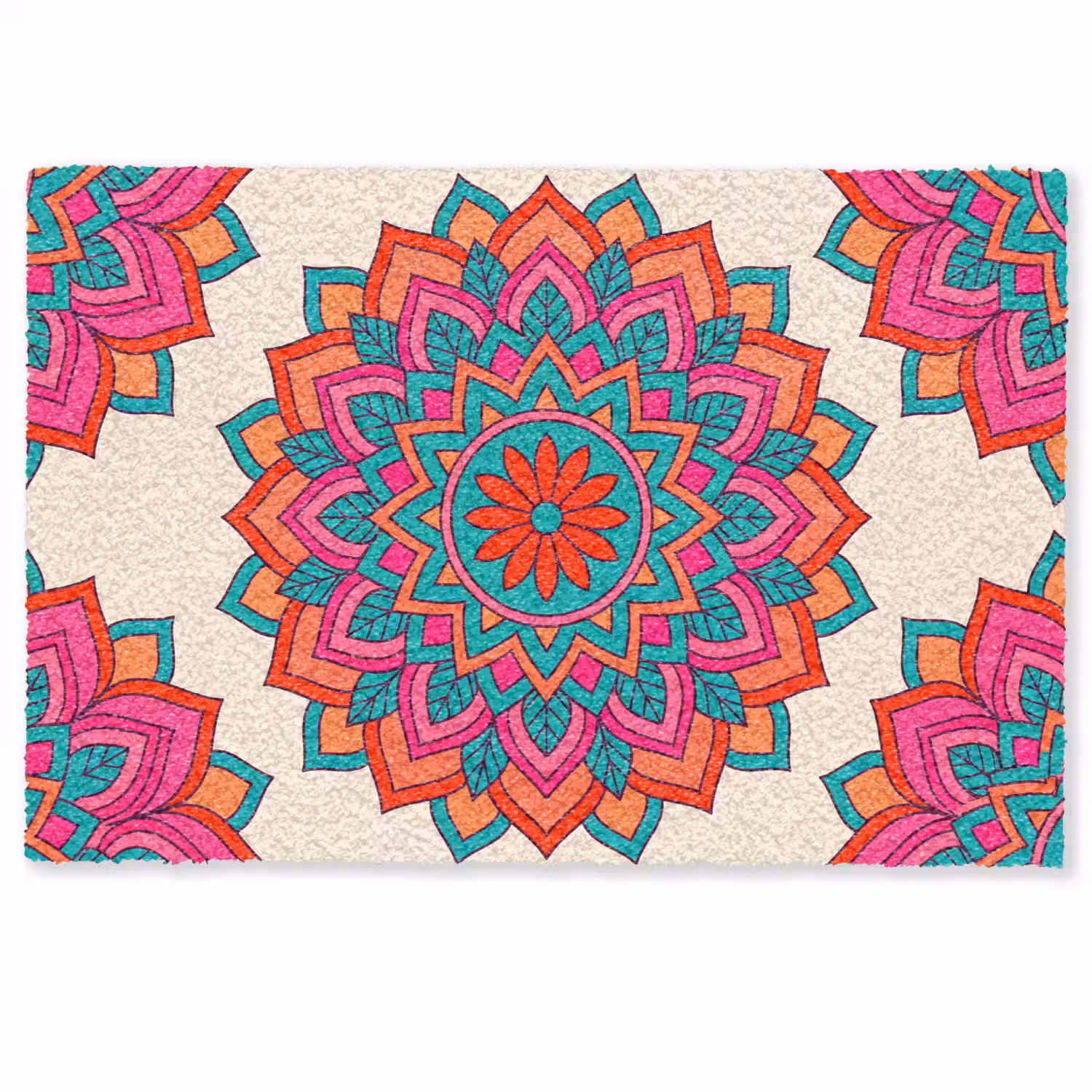 Mandala - Patroon - Abstract - Kleurrijk - Modern Deurmat klein -zkaufland3d