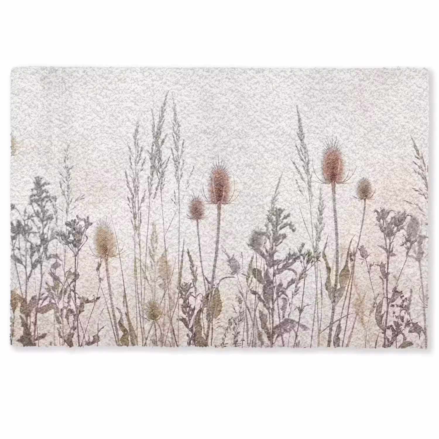 Weidebloemen - Design - Sepia Deurmat klein -zkaufland3d