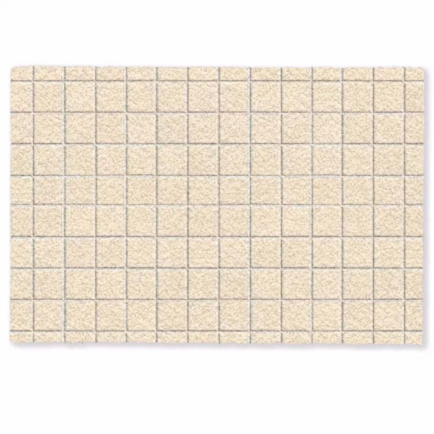 Patroon - Tegels - Gebroken - Wit Deurmat klein 898 -zkaufland3d