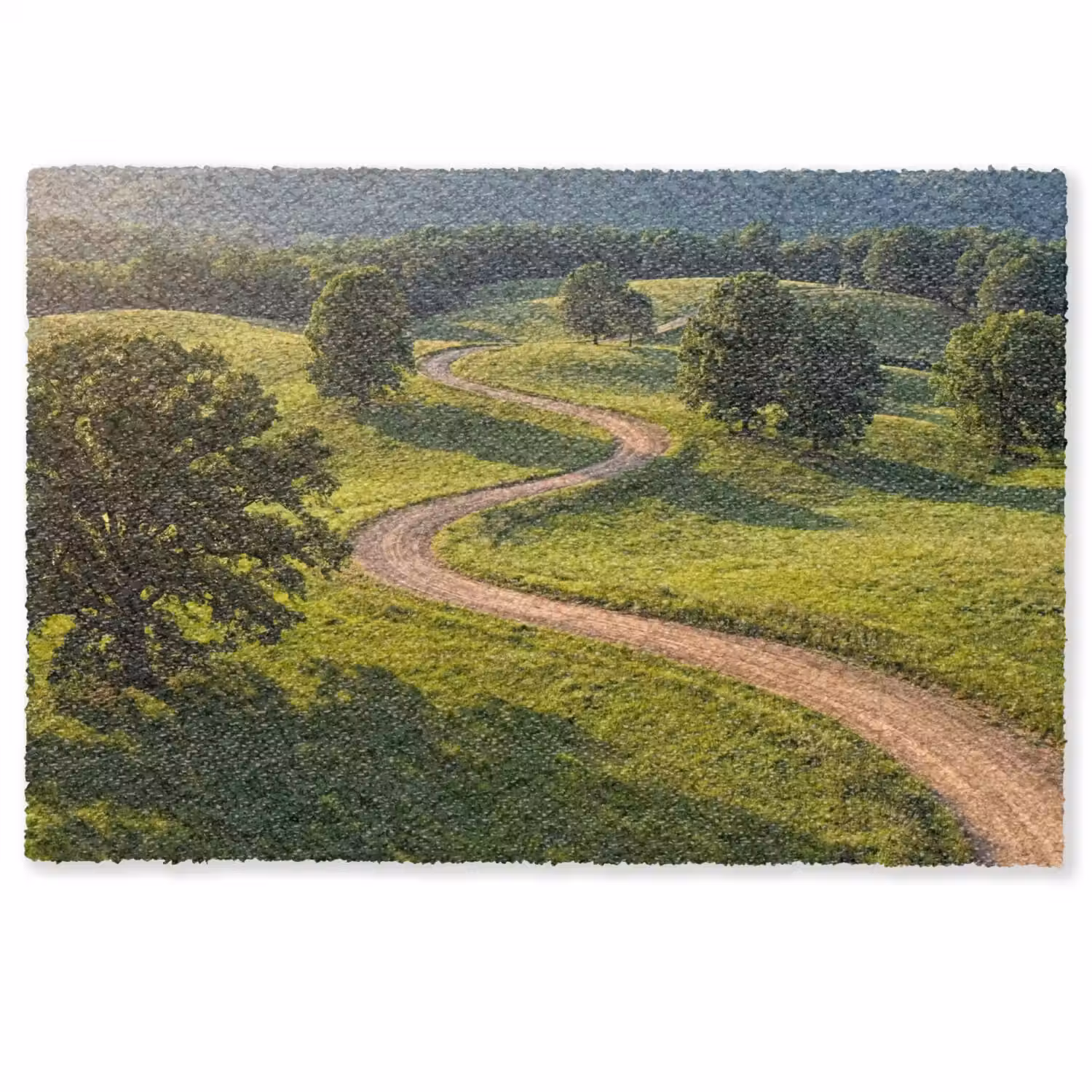 Weg - Weide - Natuur - Groen Deurmat klein -zkaufland3d