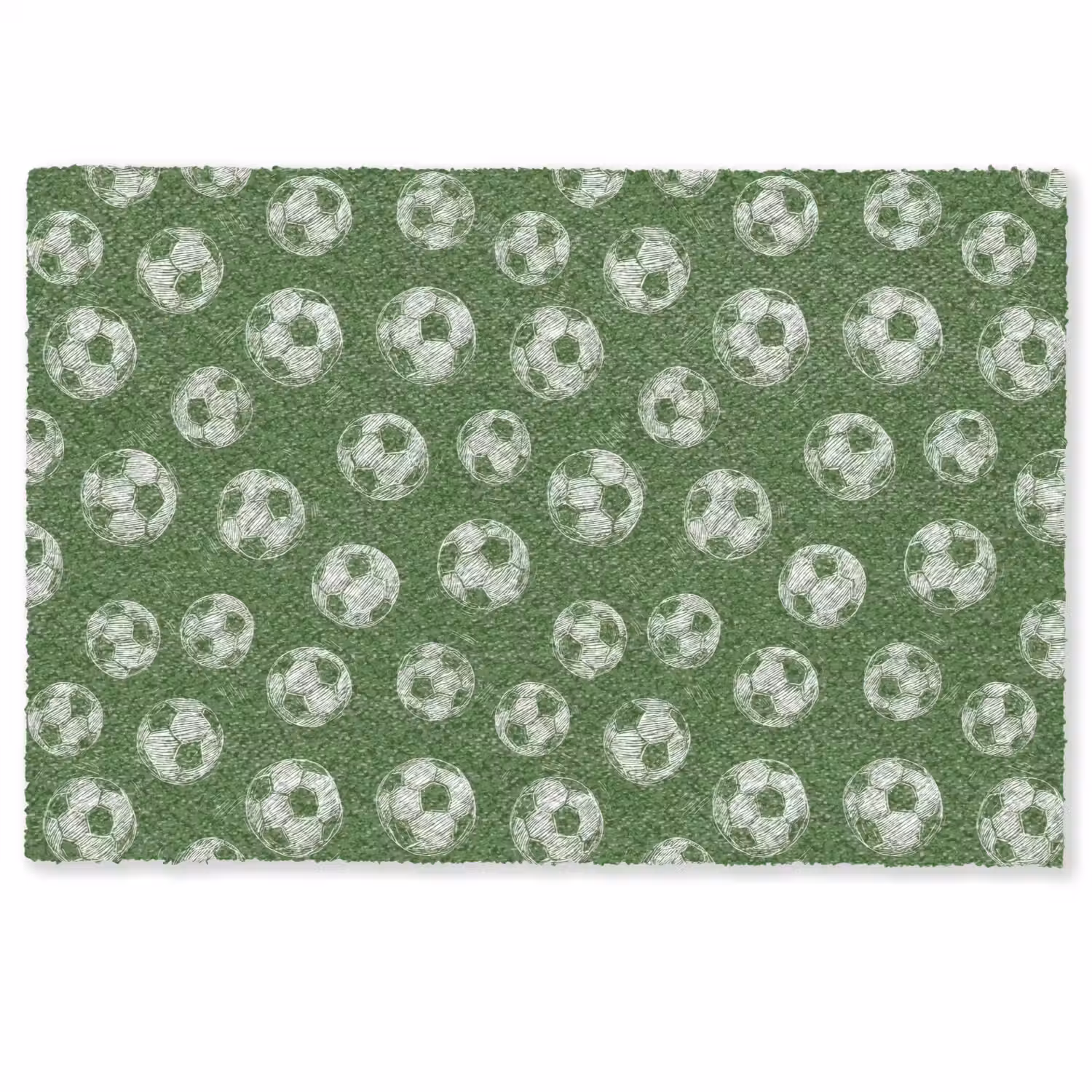Voetbal - Sport - Groen Deurmat klein 898 -zkaufland3d