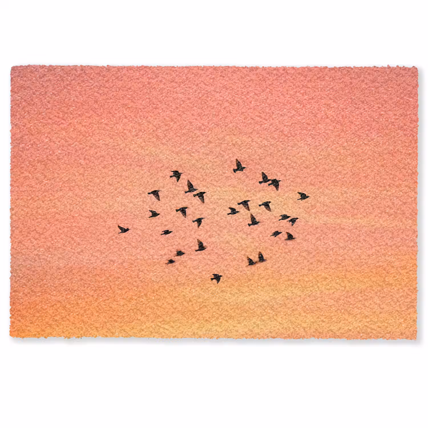 Zwerm - Vogels - Oranje Deurmat klein -zkaufland3d