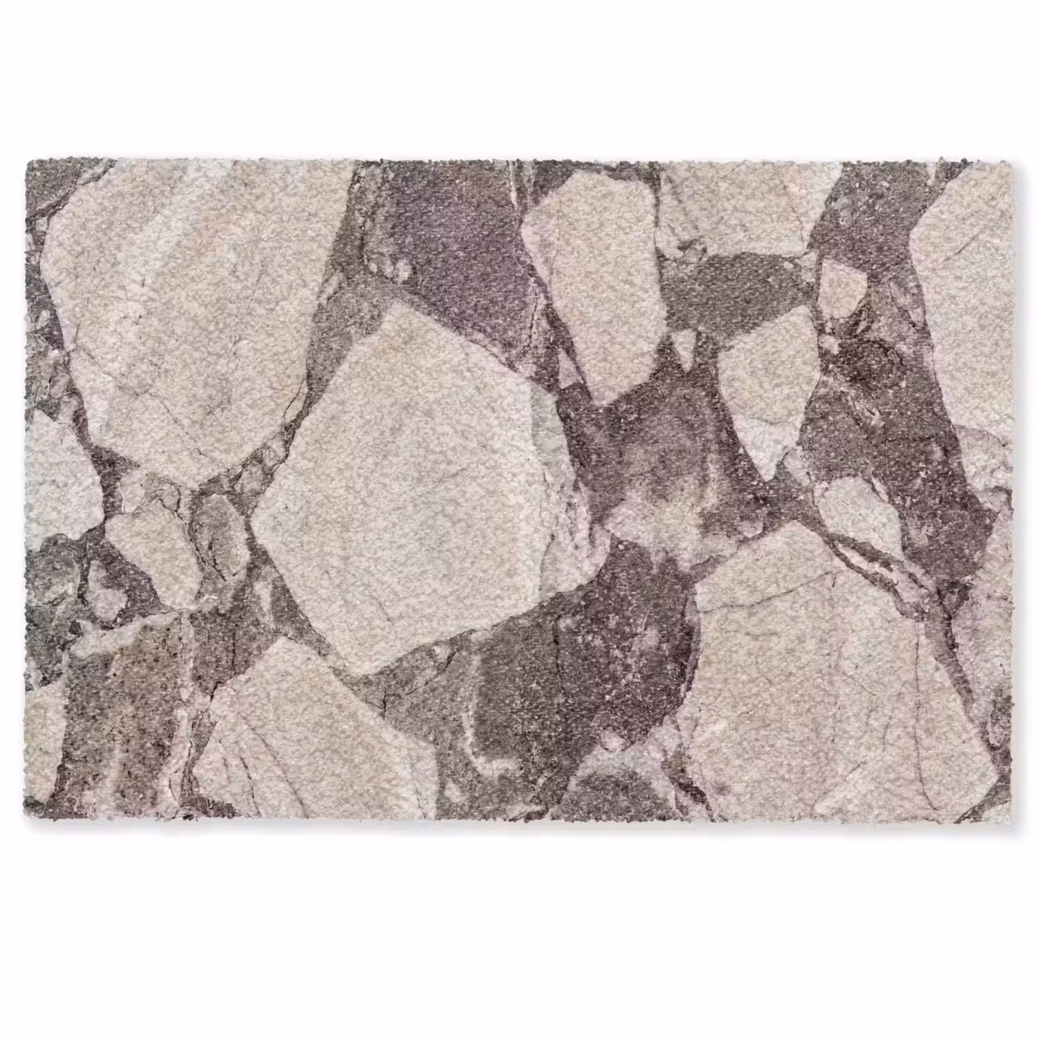 Textuur - Marmer - Abstract - Beige - Bruin Deurmat klein -zkaufland3d